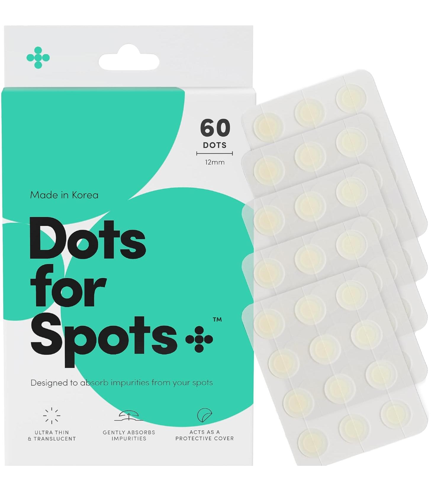 Dots for Spots Pimple Patches - Dots for Spots Pimple Patches - 60 patches - 60 patches - Buy Online on GoSupps.com
