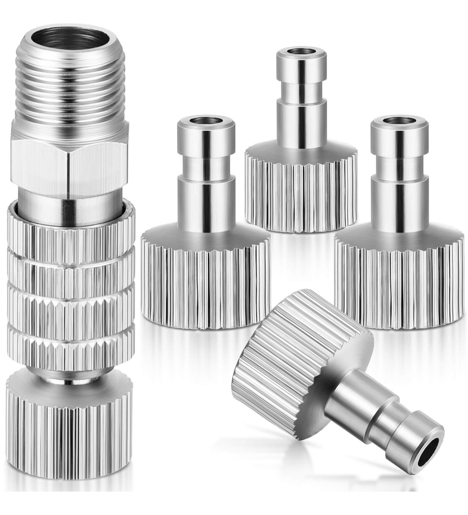 Airbrush Quick Release Coupling Kit - 5 Piece Set with Female Connectors and Male Adapters - For Air Compressor and Hose - Buy Online on GoSupps.com