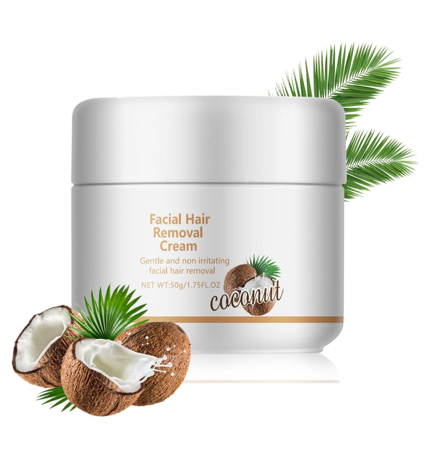 Cr me D pilatoire la Noix de Coco pour le Visage et le Corps Douce et Efficace Convient Tous les Types de Peau - Buy Online on GoSupps.com