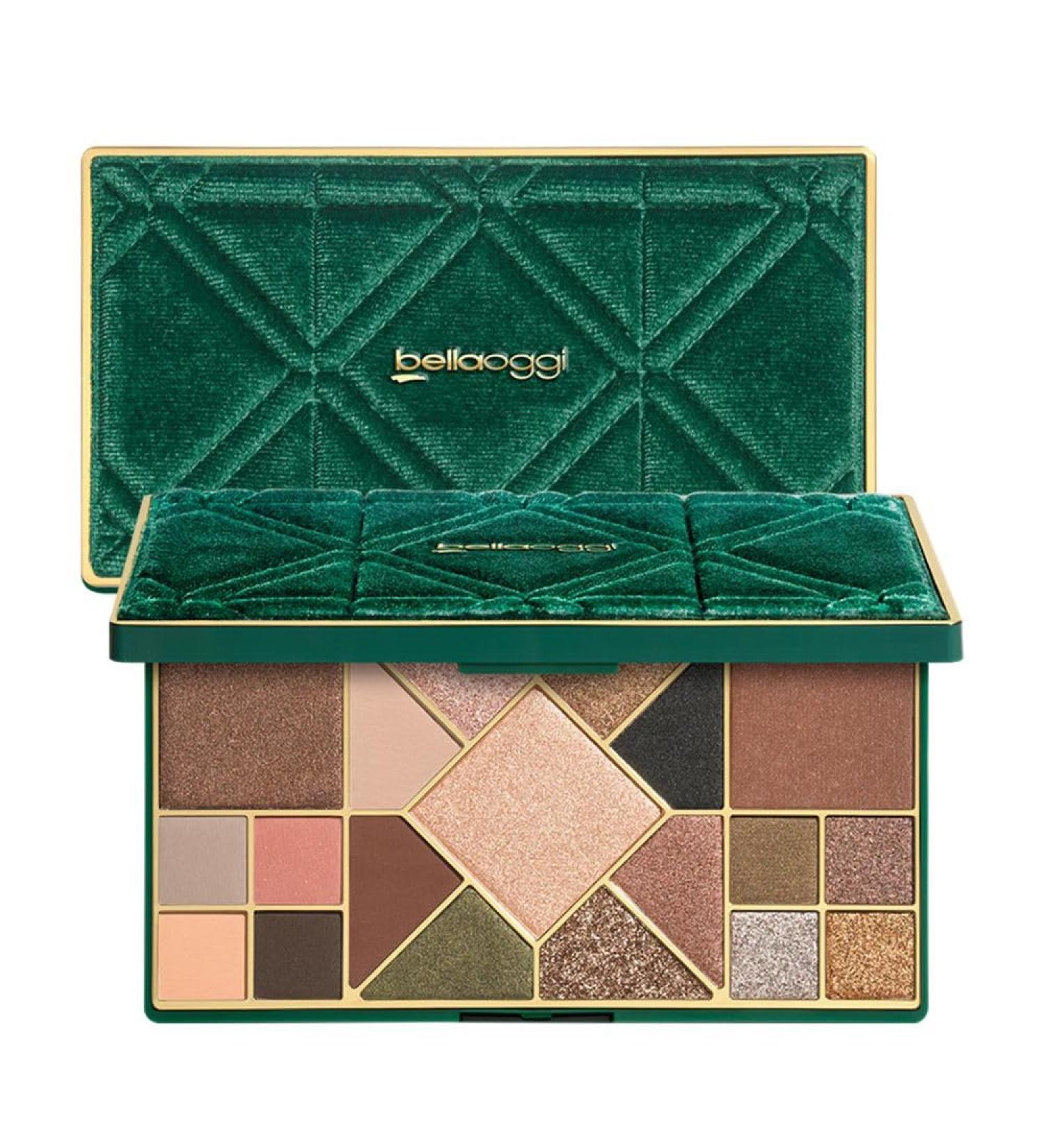 BELLAOGGI Bellaoggi Couture Green Palette with 16 Eyeshadows 1 Highlighter and 2 Terres