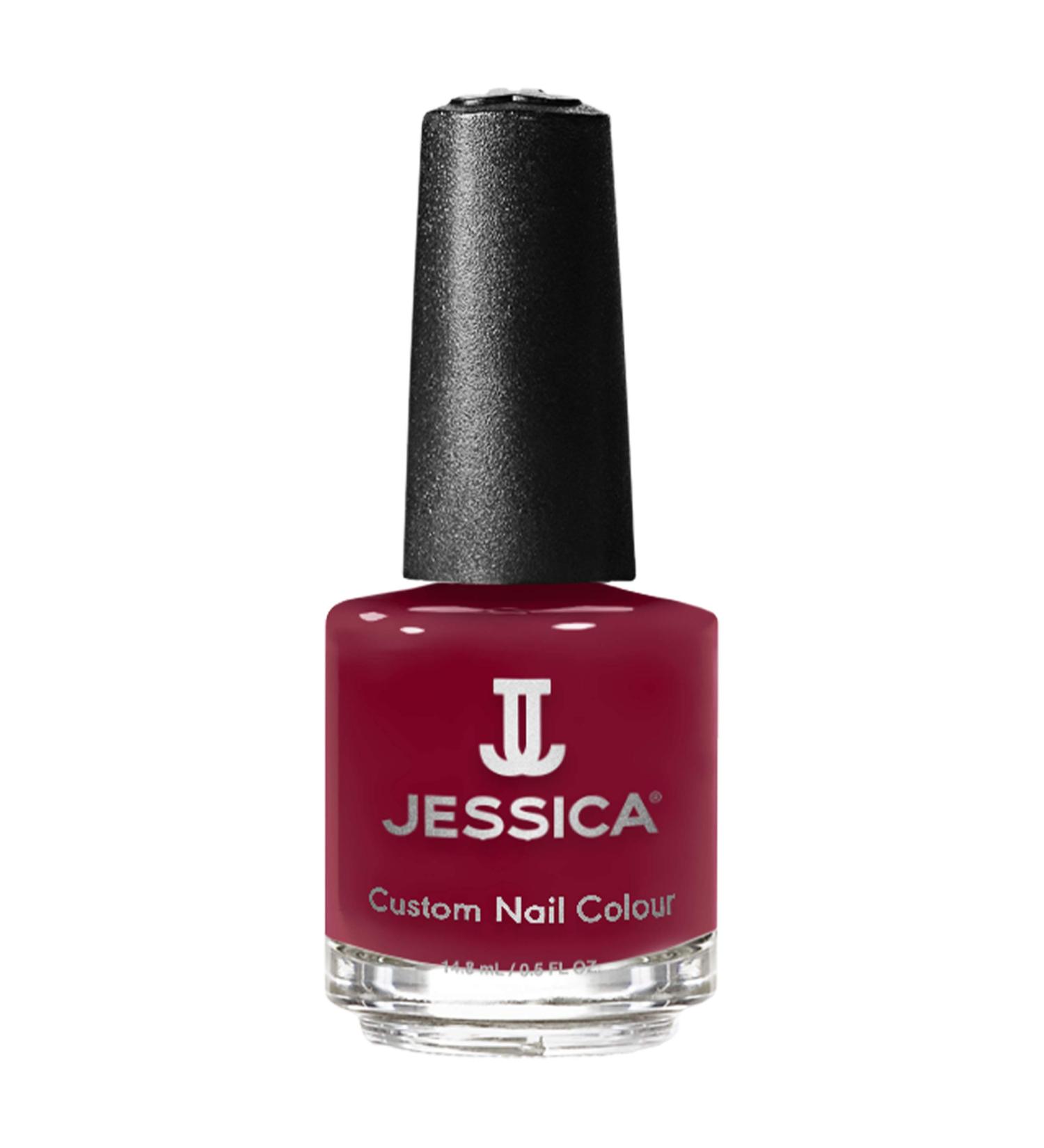 JESSICA Custom Colour Nail Polish Maneater 14.8 ml Berry Red