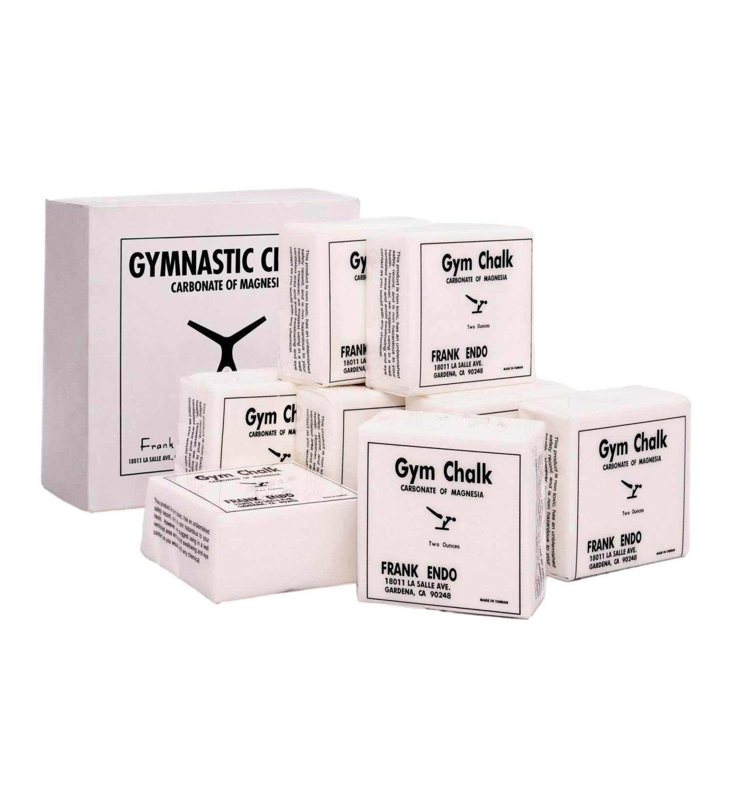 Frank Endo Block Gym Chalk 2oz X 8 - Premium Quality Chalk for Improved Grip and Performance - Buy Online on GoSupps.com