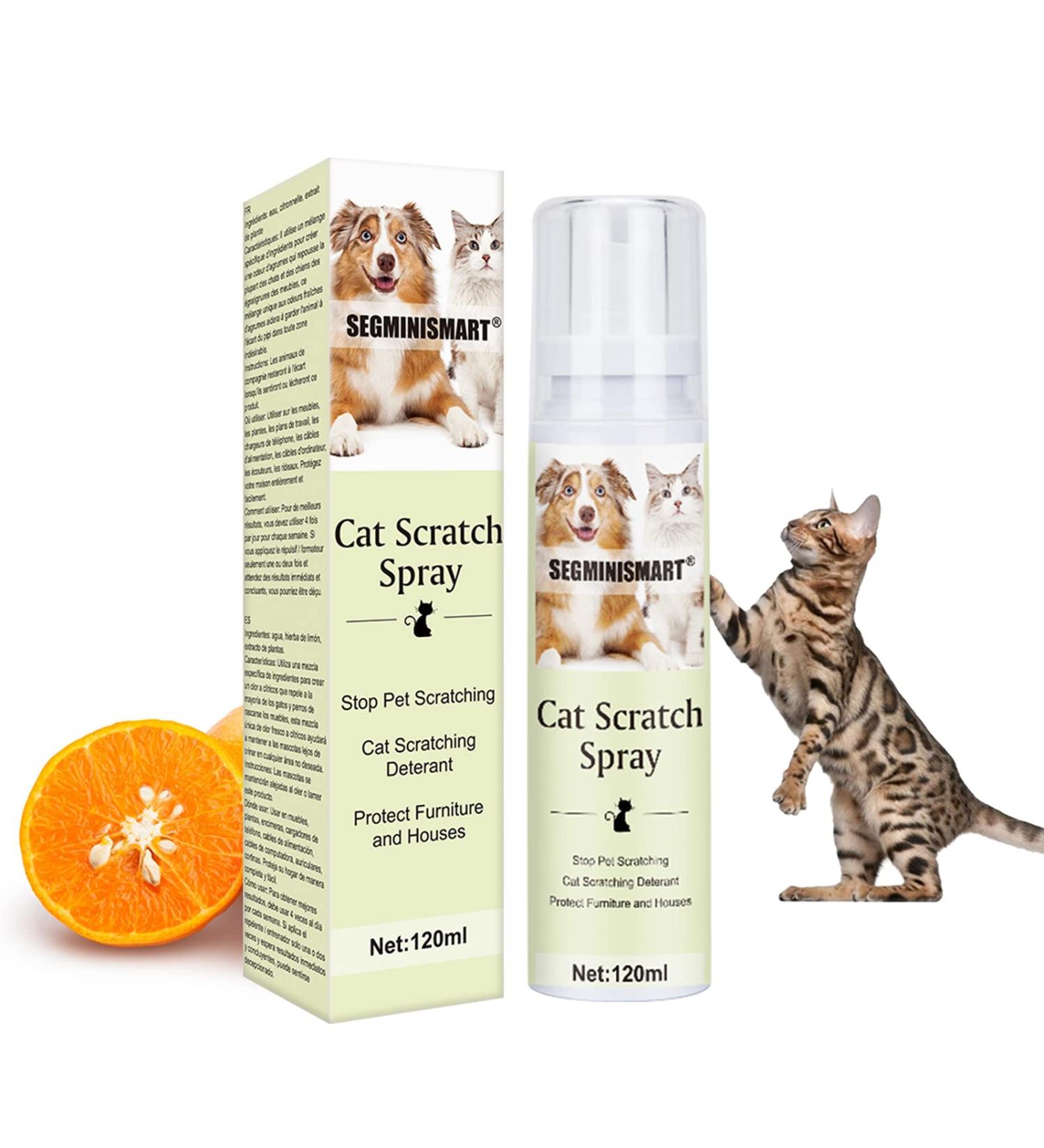 Cat Scratch Deterrent Spray Anti Scratch Repellent Spray Cat Training Spray Anti Cat Scratching Deterrent Protect Your Furnture Carpet and Plants - Buy Online on GoSupps.com