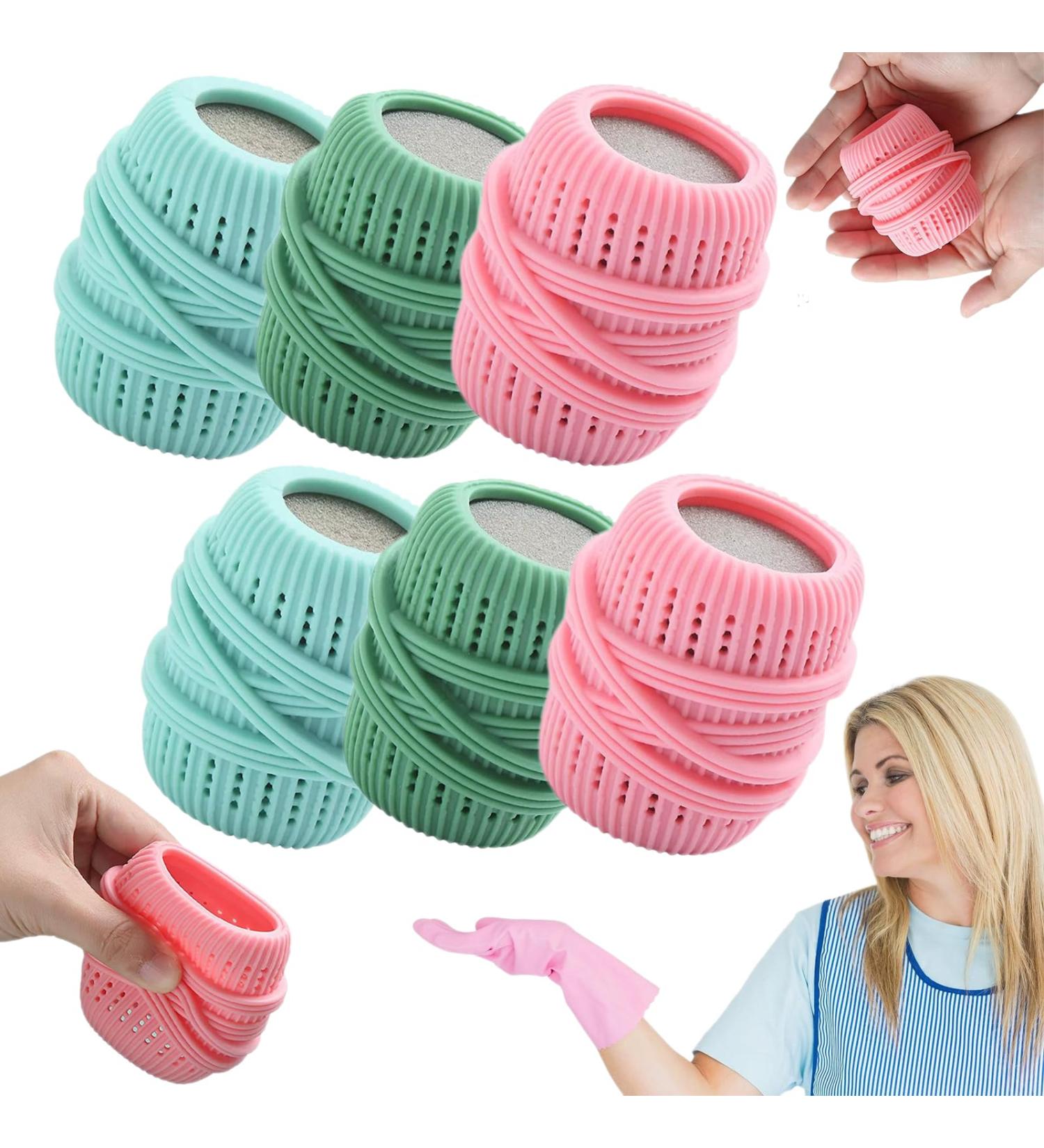 Premium Fabric Softener Dispenser Ball Durable and Safe Laundry Washing Ball for Washing Machine Reusable and Anti-Winding Design (6 Pcs) - Buy Online on GoSupps.com