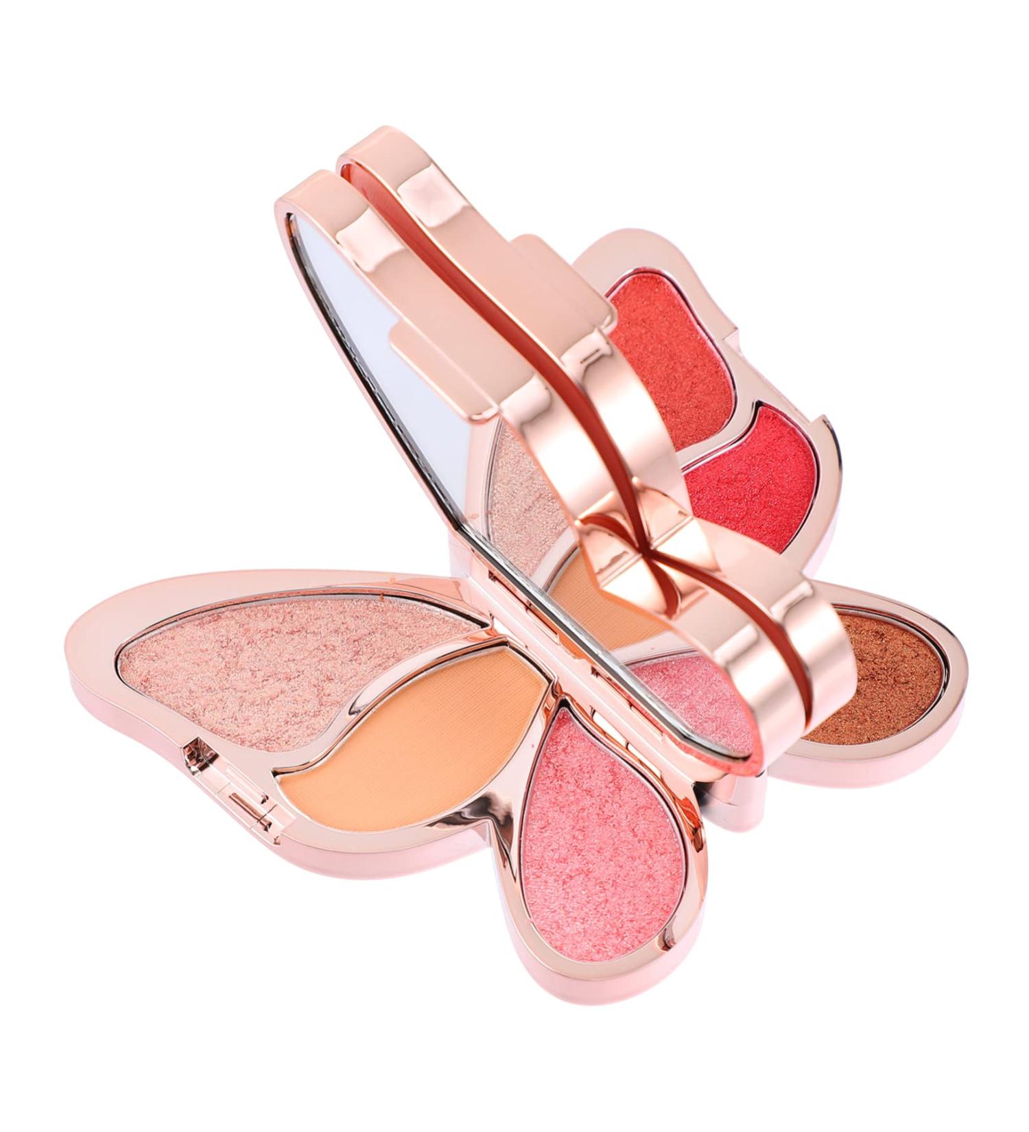 MERRYHAPY Portable Eyeshadow Palette - Versatile Eye Shadow & Blusher Makeup Accessory for Girls | Shop Internationally Now - Buy Online on GoSupps.com