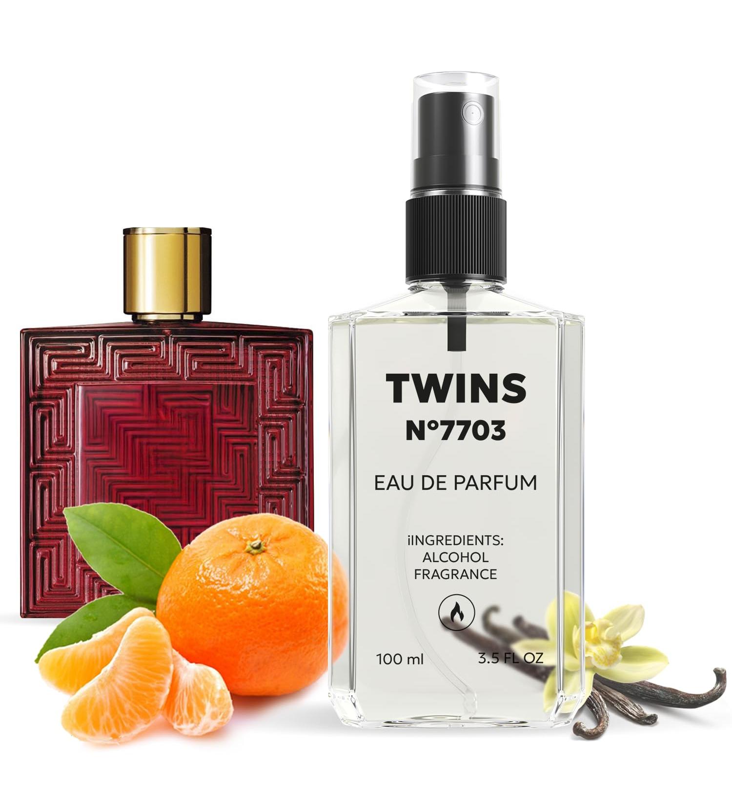 TWINS Impression of Eros Flame | Perfume for Men Eau de Parfum | No.7703 | 3.4 Fl Oz / 100 ml Versace Eros Flame Impression - Buy Online on GoSupps.com