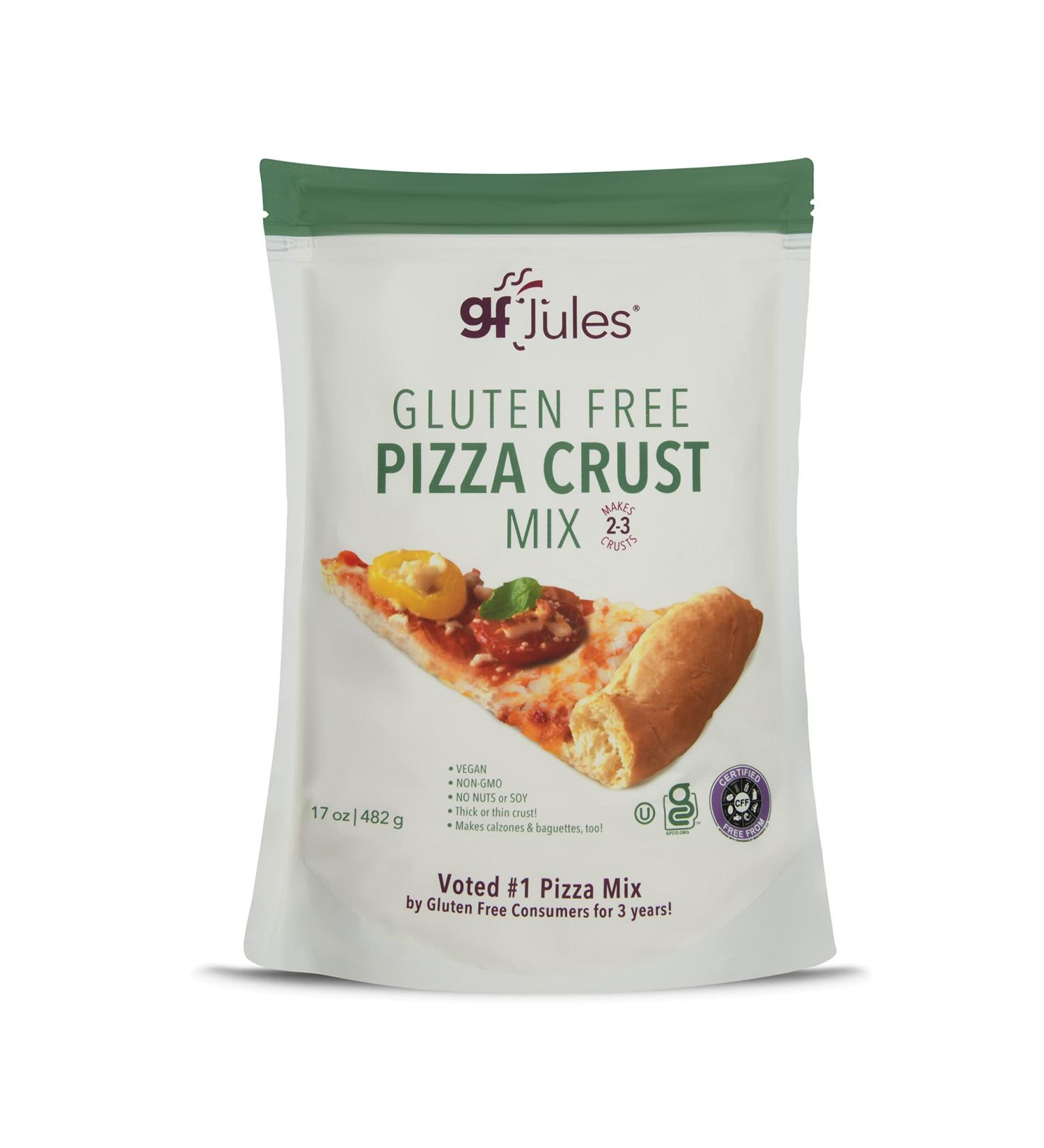 gfJules Pizza Mix - Certified Gluten Free & Top 8 Allergen Free - 17oz Pouch - Buy Online on GoSupps.com