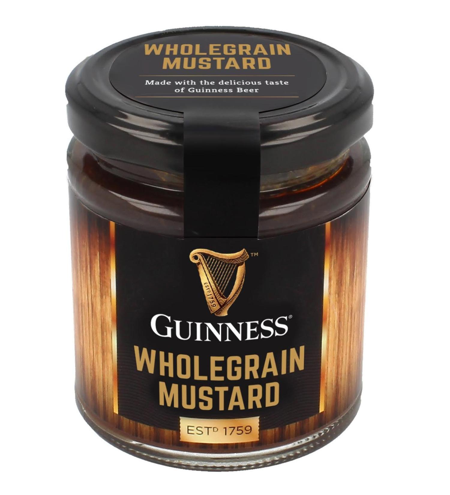 Guinness Guinness Full-Flower Mustard with the delicious taste of Guinness beer 190g