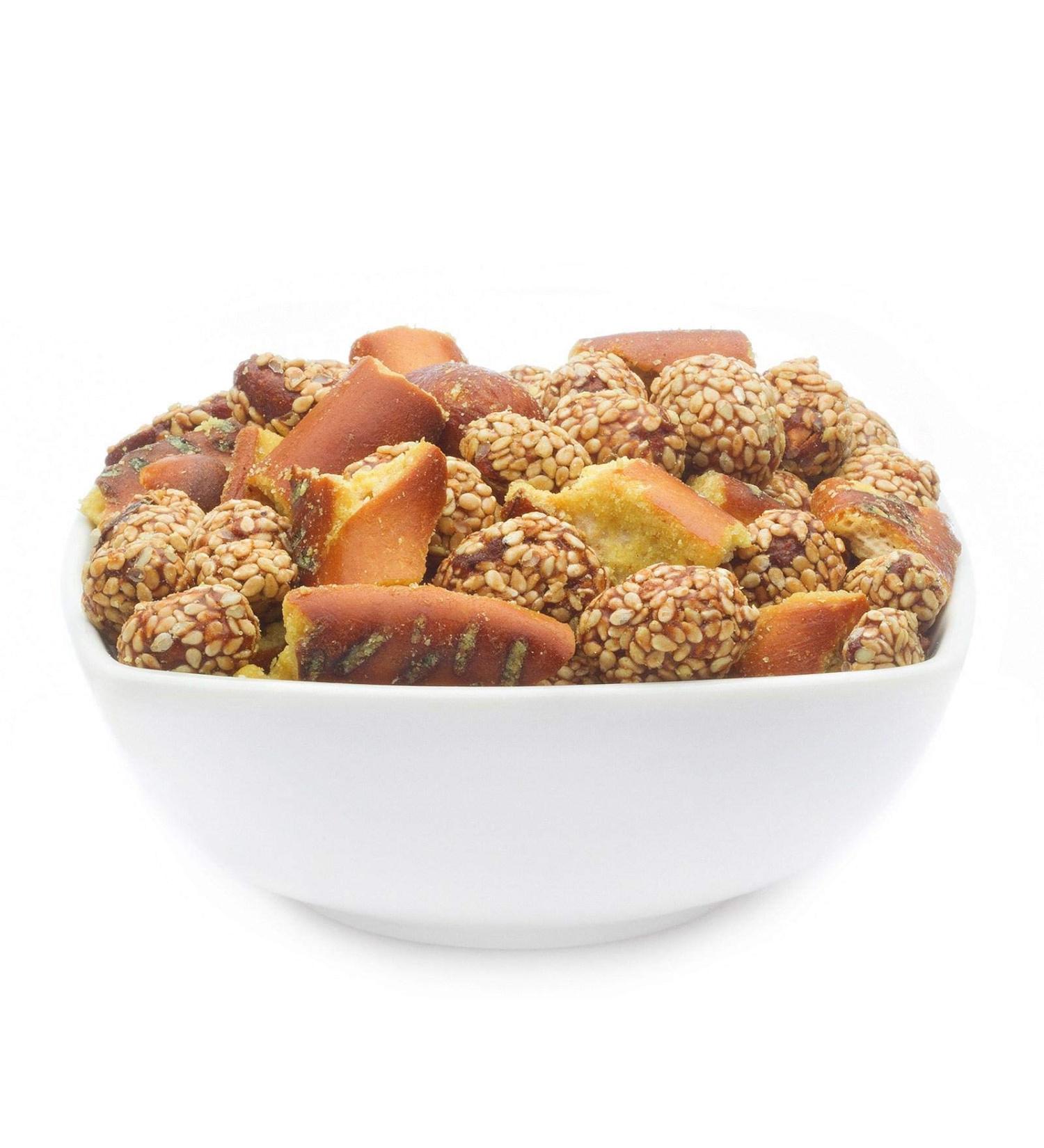 Buy 3kg Sweet & Sour Nibble Mixture - Vegetarian Party Snack with Peanuts Sesame Pretzel Honey & Mustard - International Shipping Available - Buy Online on GoSupps.com