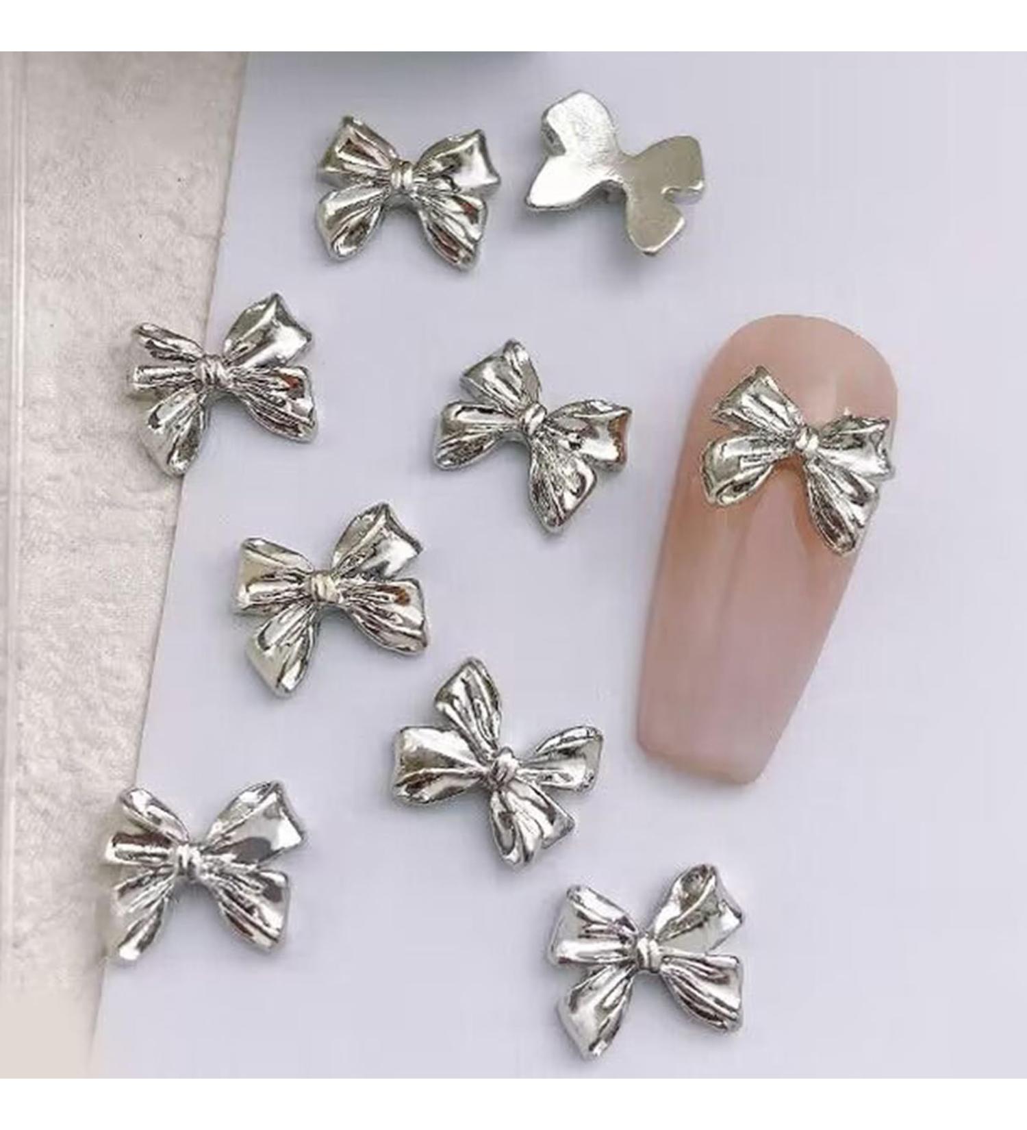 10Pcs 3D Butterfly Nail For Nails Alloy Butterfly Nail Decoration Alloy Nail Butterfly Nail Manicure Accessories Manicure Accessories Transparent - Buy Online on GoSupps.com