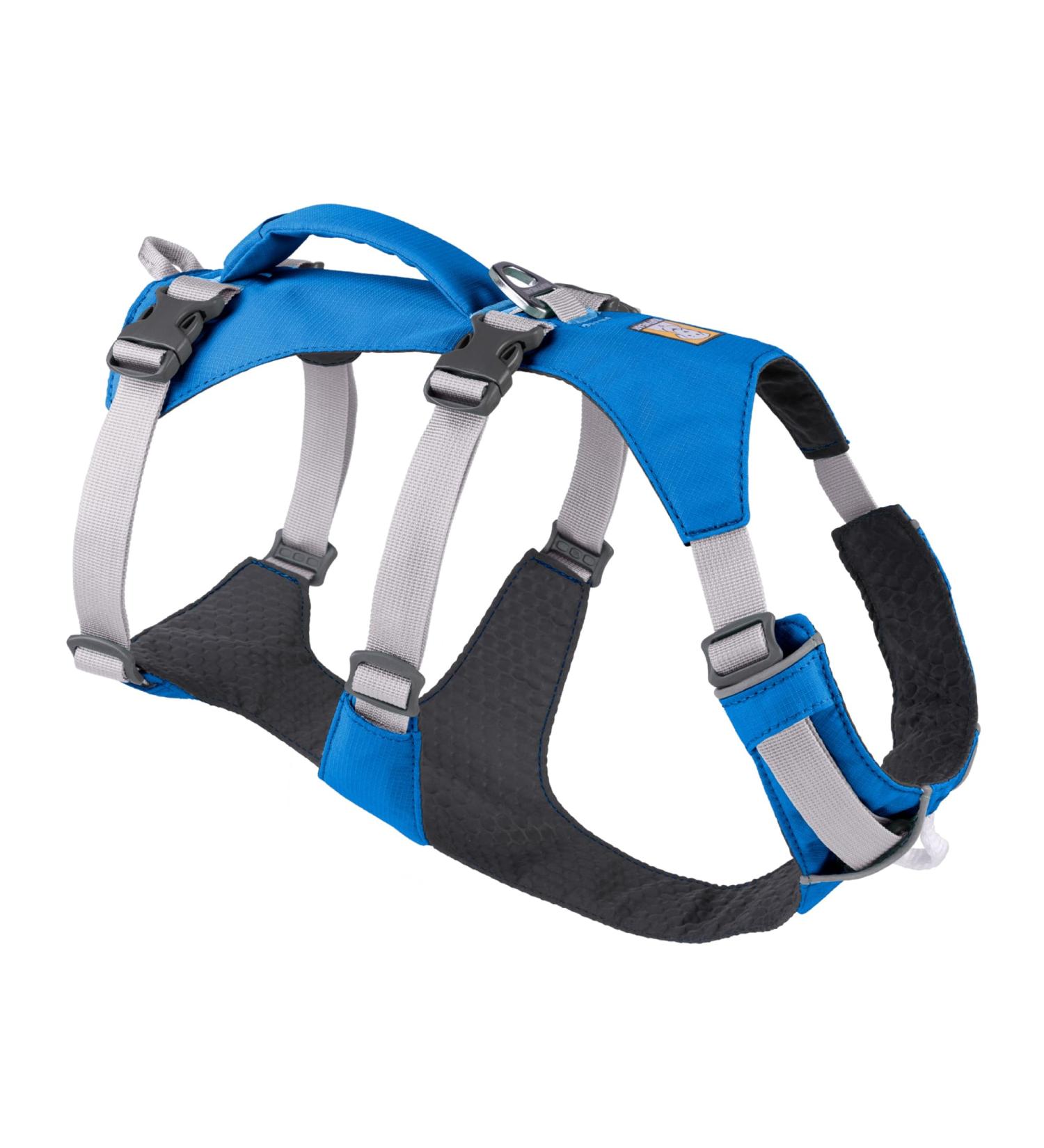 Luffwear Flagline Dog Harness - XX-Small Blue Dusk | Adjustable Light Reinforced with Handle & Metal V-Ring for Ultimate Comfort & Safety - Ideal for International Shipping - Buy Online on GoSupps.com