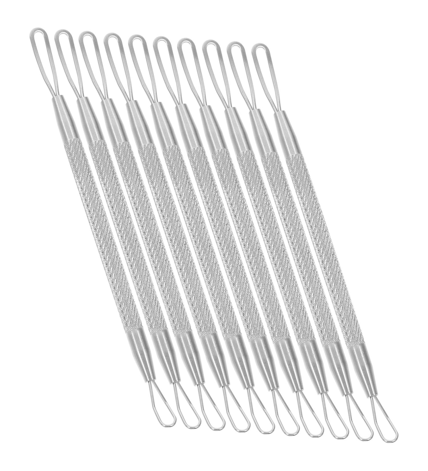 Housoutil 7pcs Double-headed Extrusion Ring Pore Cleaner Whitehead Removers Pimple Needles Extractor - Buy Online on GoSupps.com