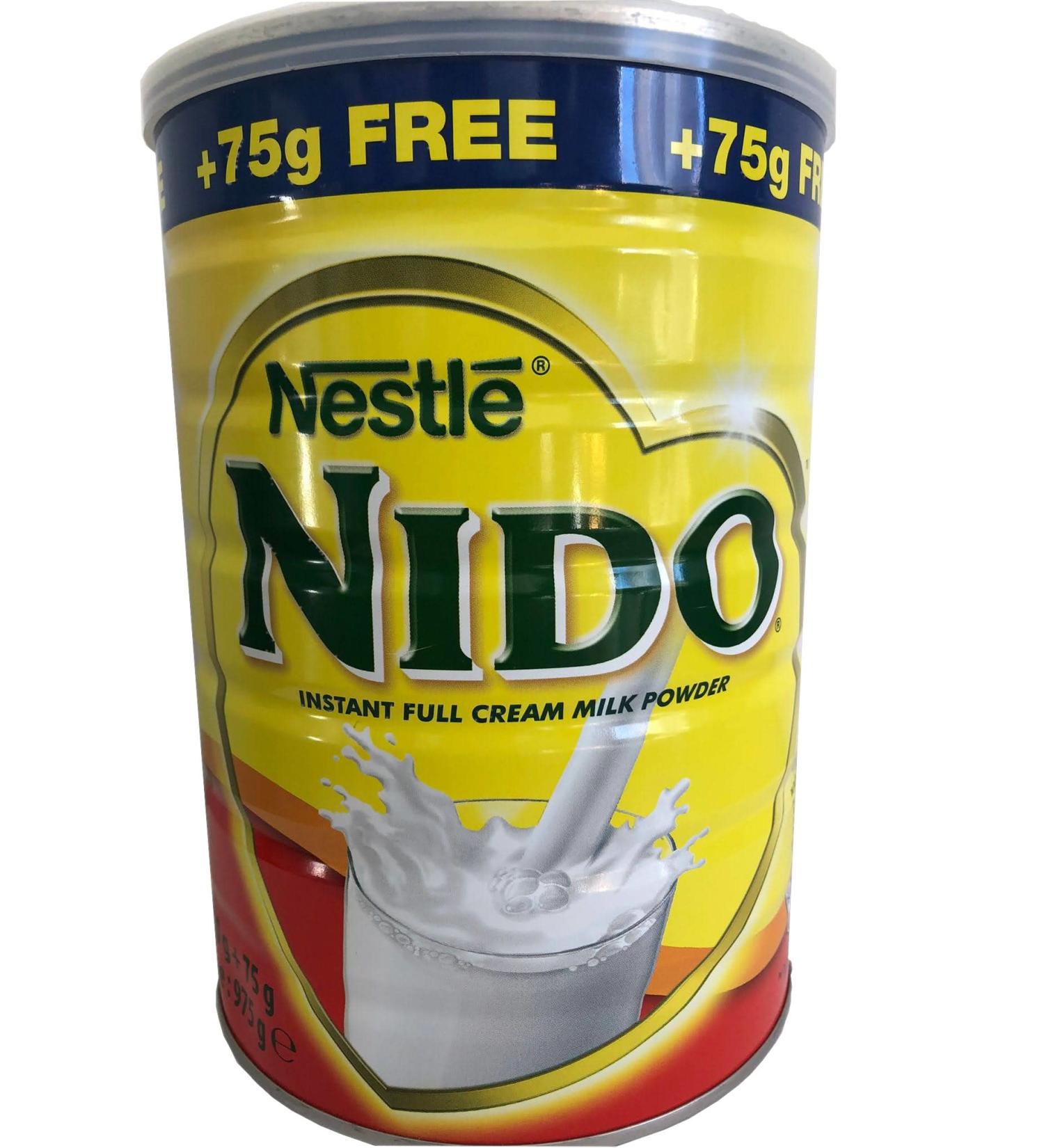 NIDO Instant Milk Powder 900 G + 75 G Free (Promo)