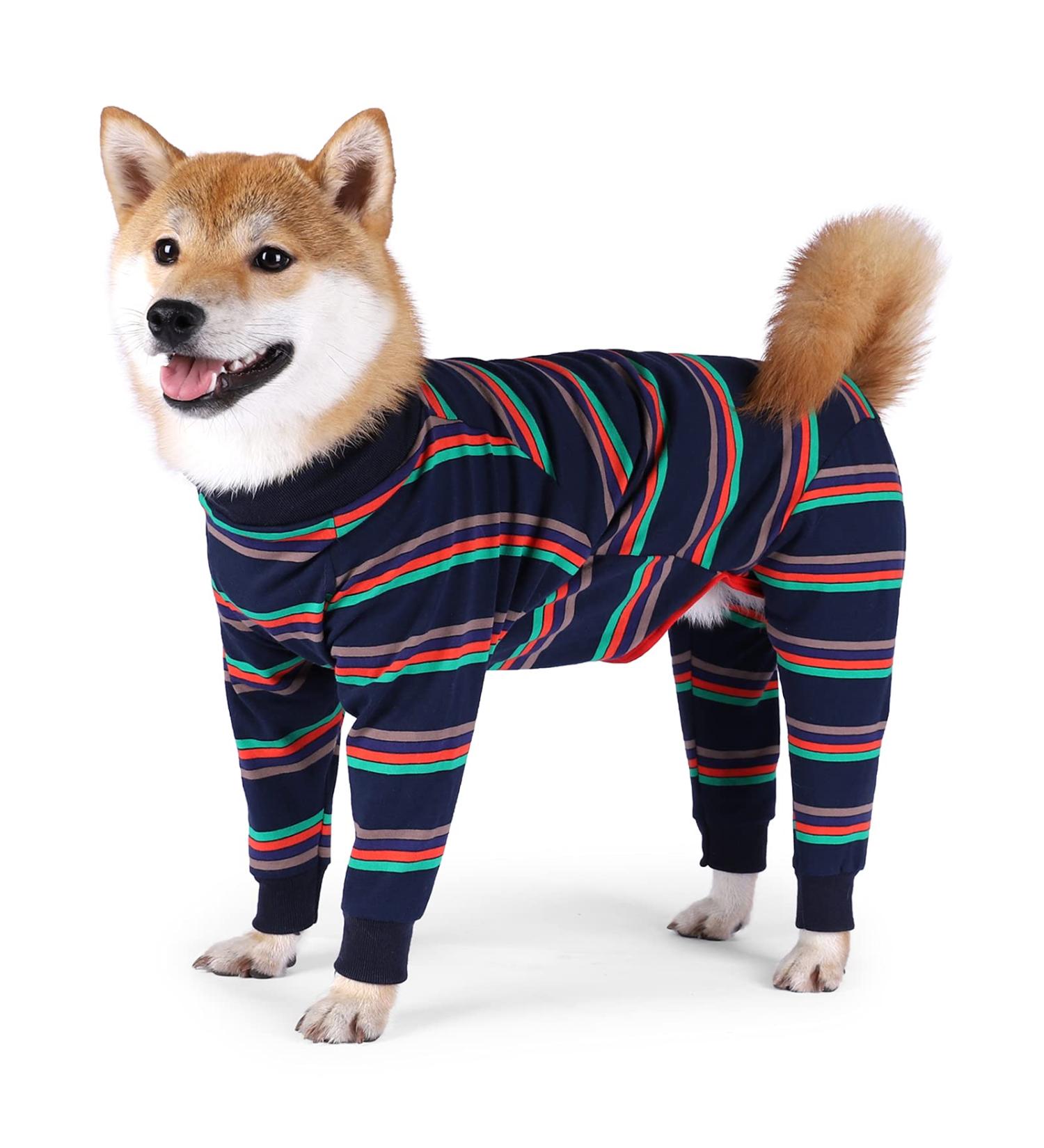 Surgical Recovery Suit for Dogs - Breathable Long-Sleeved Pajamas | Postoperative Wound Protection | Alternative to Elizabethan Collar - 2XL Blue - Buy Online on GoSupps.com