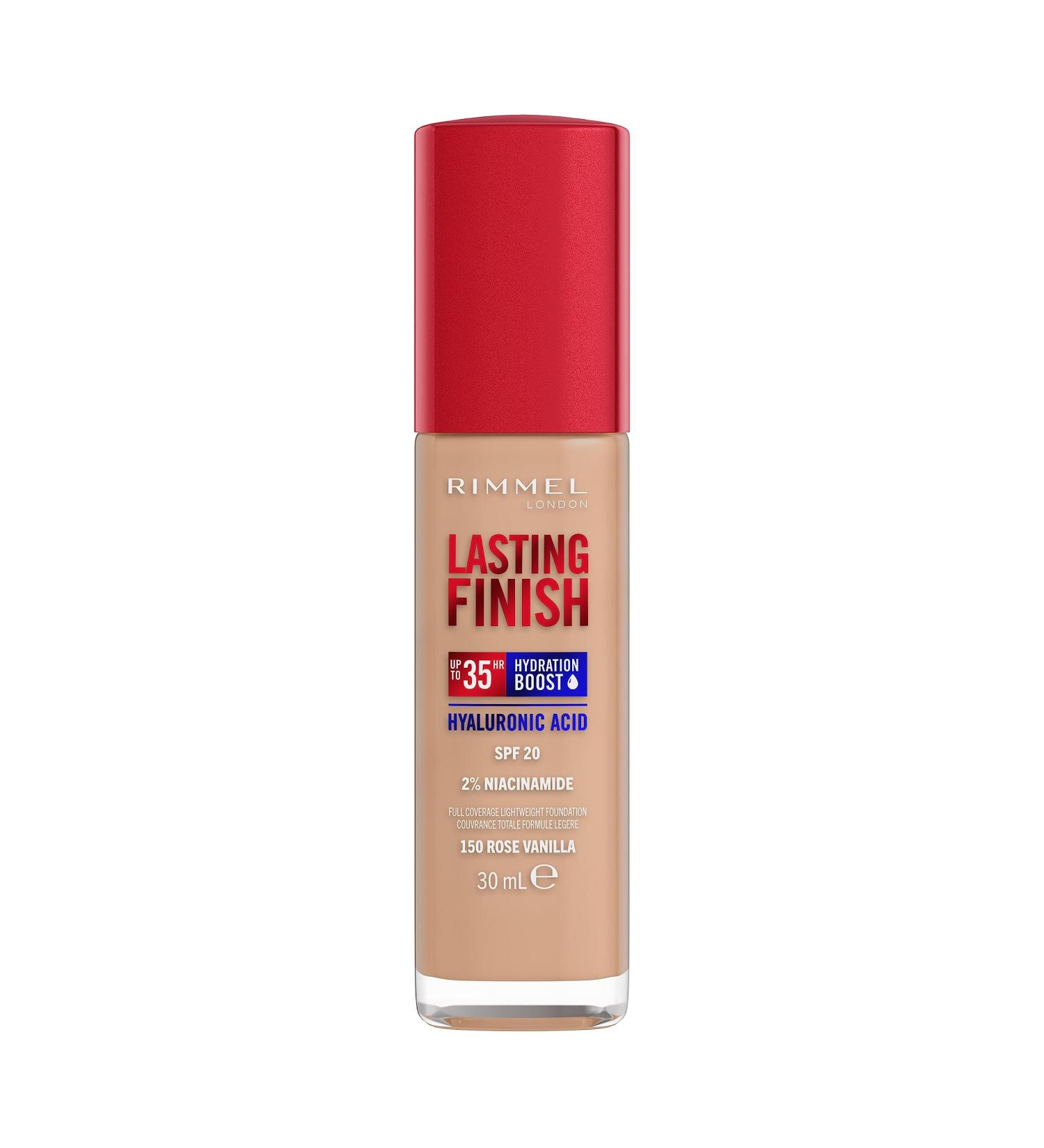 Rimmel Lasting Finish 35HR Foundation in 150 Rose Vanilla - Buy Online on GoSupps.com