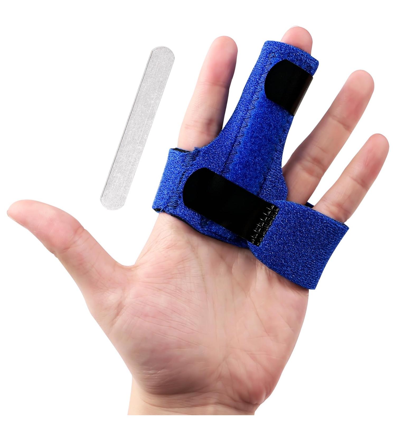 Finger Brace for Arthritis & Tendon Injury - Trigger Finger Splint for Mallet Finger - Stabilizer Support for Pain Relief - Buy Online on GoSupps.com