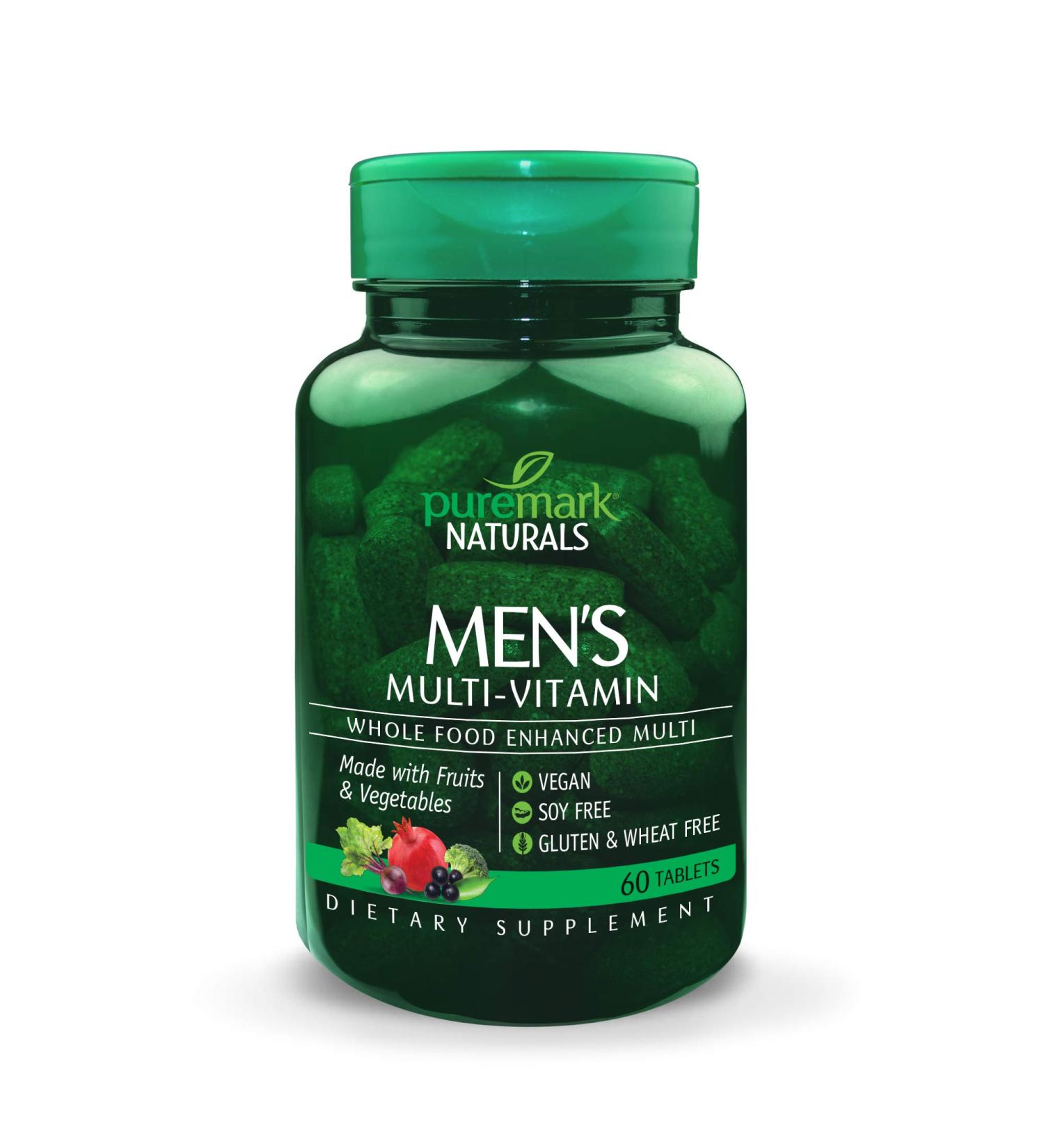 PureMark Naturals Men's Multi-Vitamin - 60 Tablets for Optimal Health - Buy Online on GoSupps.com