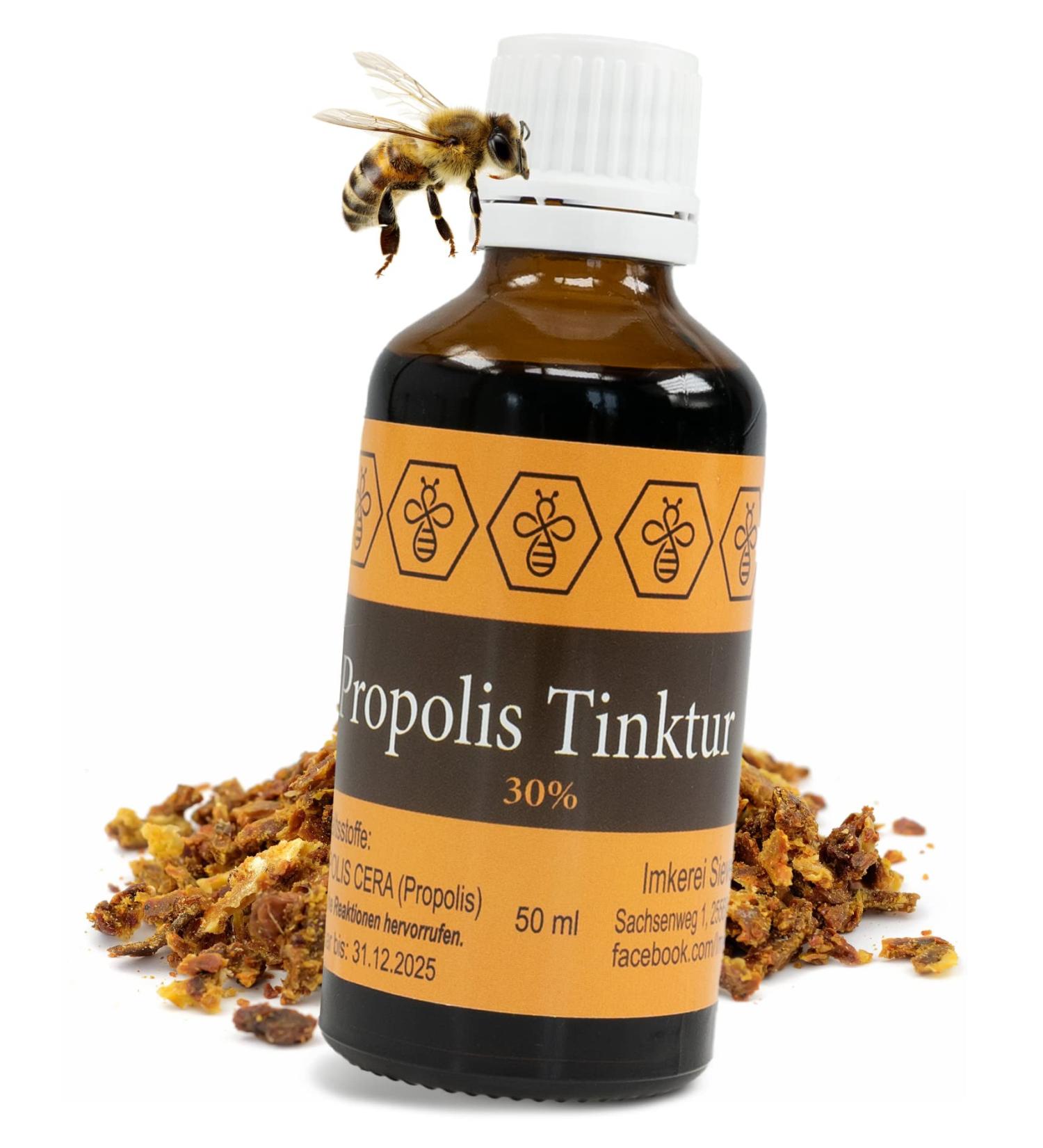 North Bush Propolis Tincture 50ml - 30% Propolis Extract | Premium Beekeeping Quality Propolis Drops for Immune Support - Buy Online on GoSupps.com