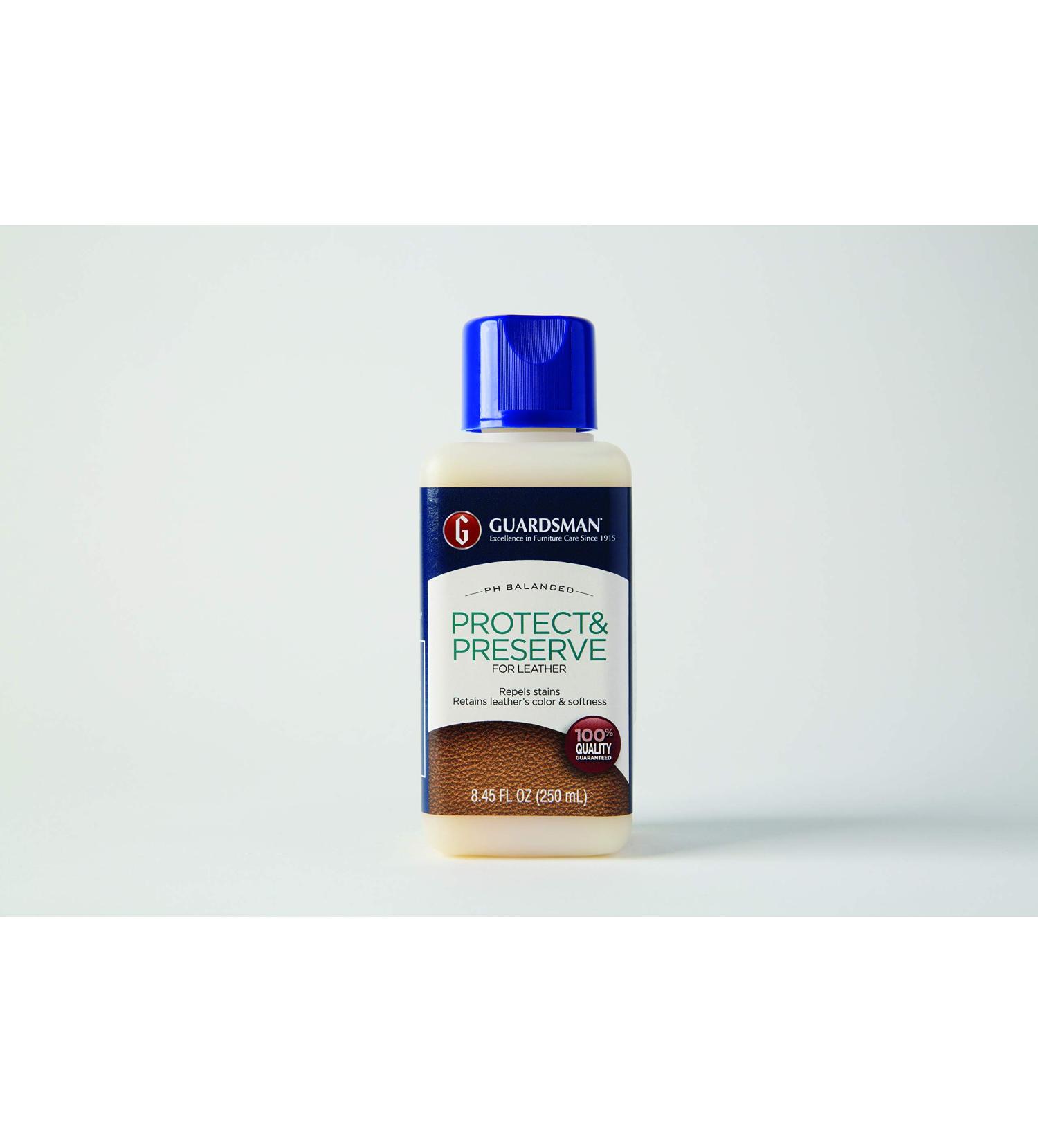 Guardsman Protect & Preserve Leather - Repels Stains, Retains Color & Softness - 8.4 Oz - Buy Online on GoSupps.com