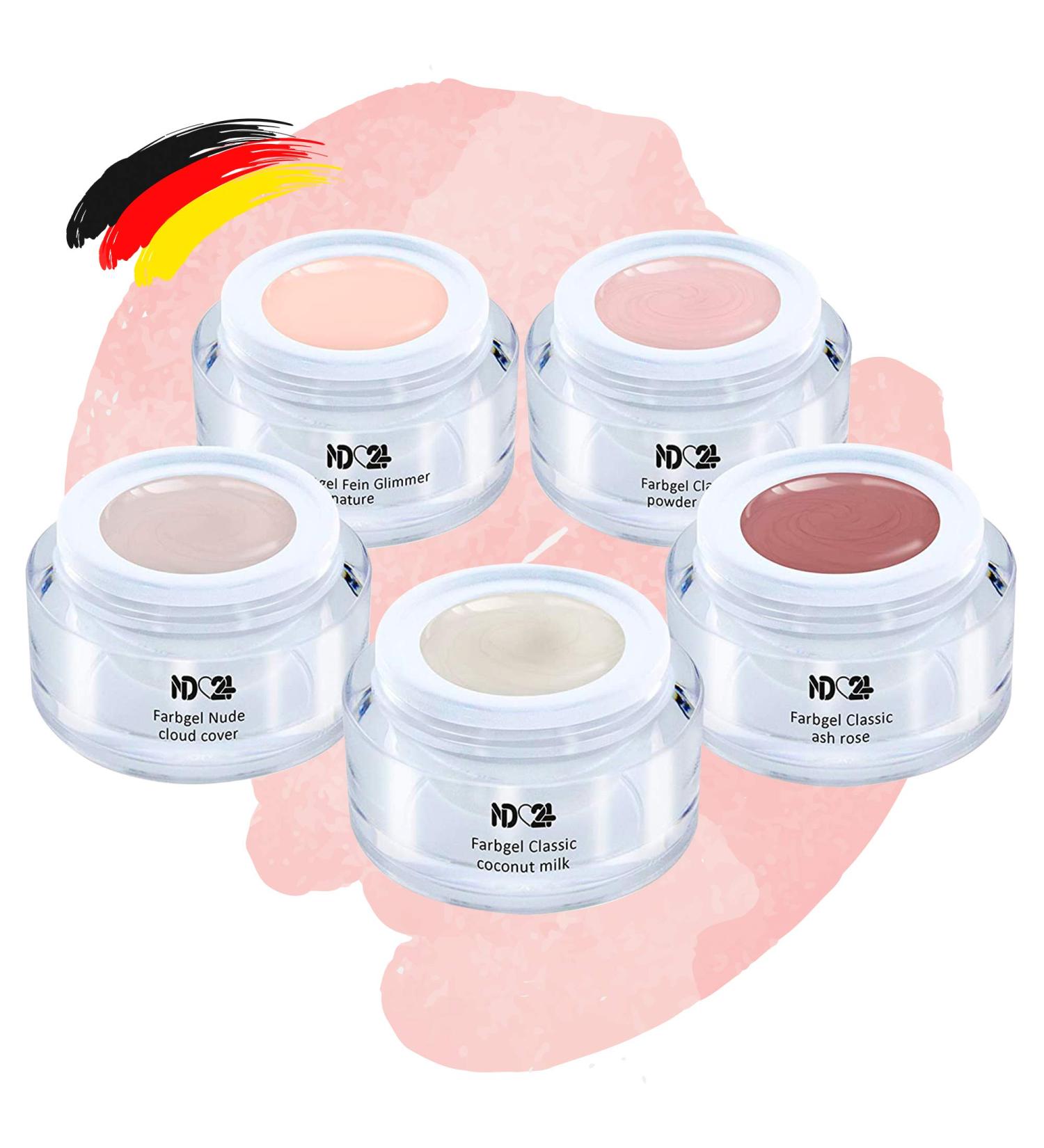 Golden Sands Collection Set - Premium Color Gel for Gel Nails | Made in Germany (5x5ml) - Shop Internationally - Buy Online on GoSupps.com