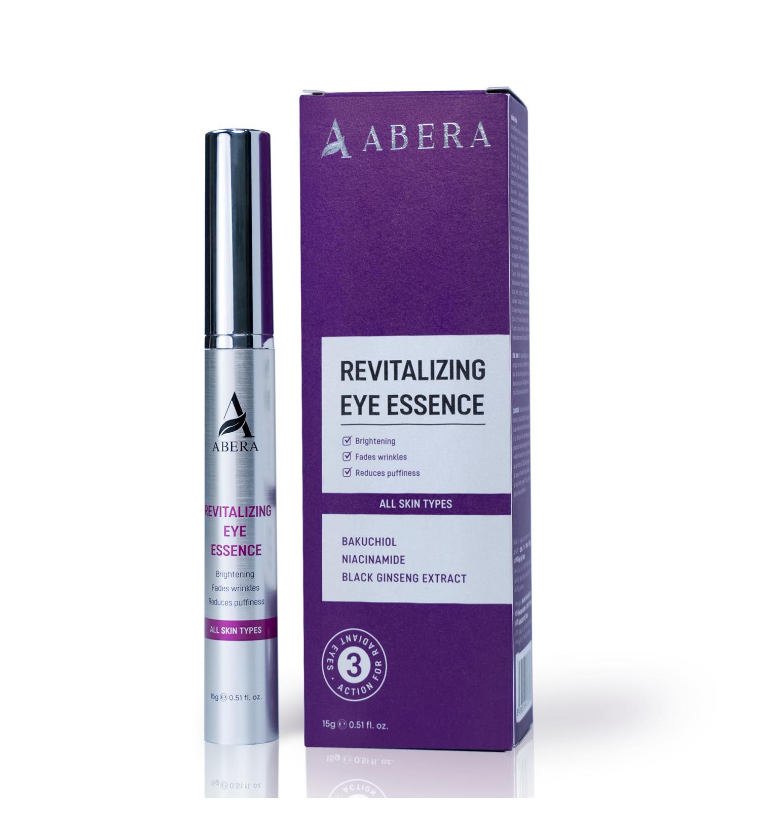 Abera Eye Revitalizing Essence, Anti-Aging Treatment with Bakuchiol and Black Ginseng, Dark Circles and Fine Lines 0.51 fl oz A. Combo 1 - Buy Online on GoSupps.com
