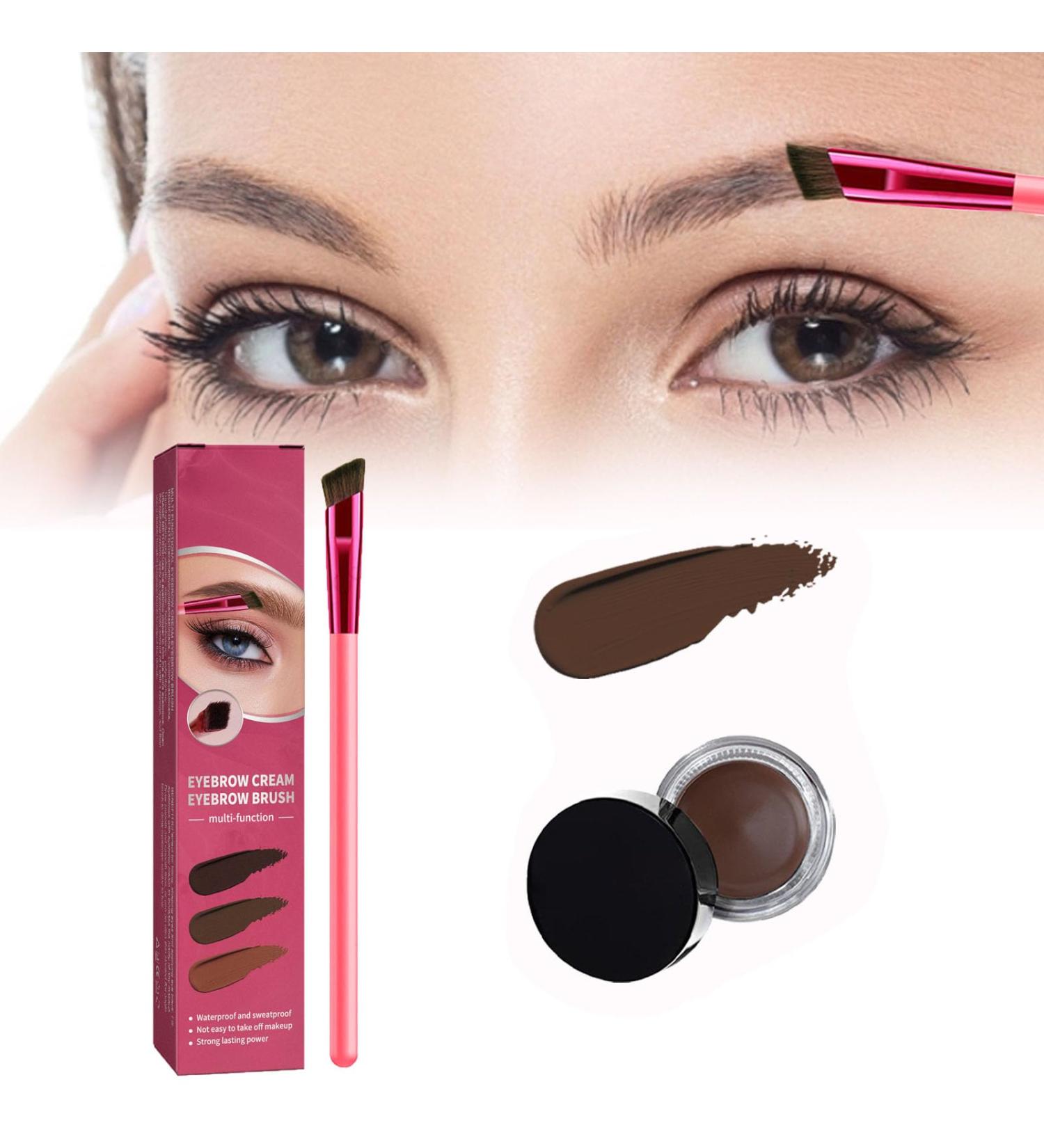 Home Eyebrow Care Kit 4D Laminated 4D Laminated Brow Home-Grooming Kit Multi-function Eyebrow Concealer Contour Brush Waterproof & Long Lasting (Dark Brown) - Buy Online on GoSupps.com
