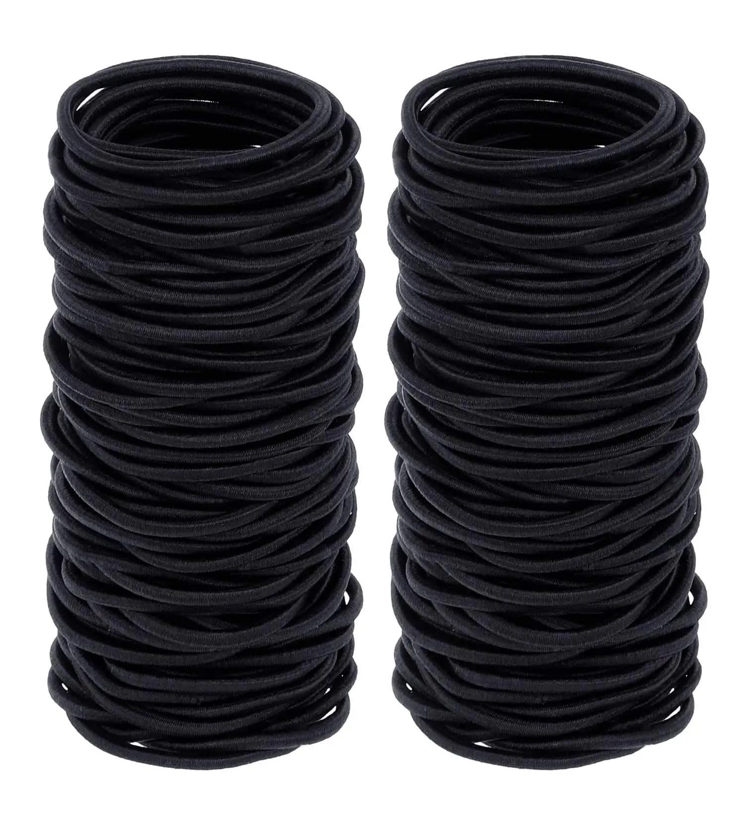 100-Piece Black Hair Ties for Thick and Curly Hair - Hair Dreams Collection - Buy Online on GoSupps.com