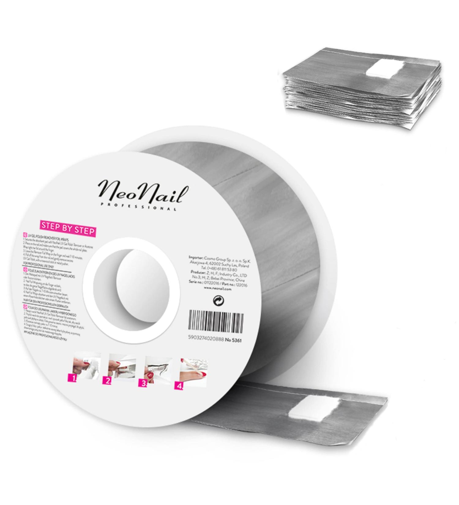 NEONAIL Foil Nail Wraps - 250 Roll - Buy Online on GoSupps.com