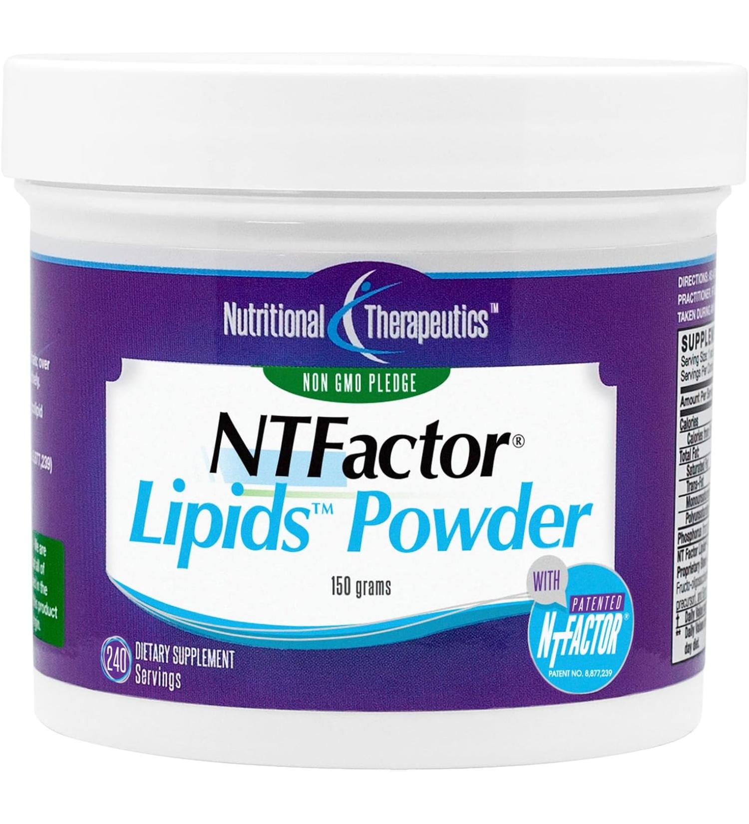NTFactor Lipids Powder - 120 Servings for Aging & Cellular Support | Nutritional Therapeutics - Buy Online on GoSupps.com