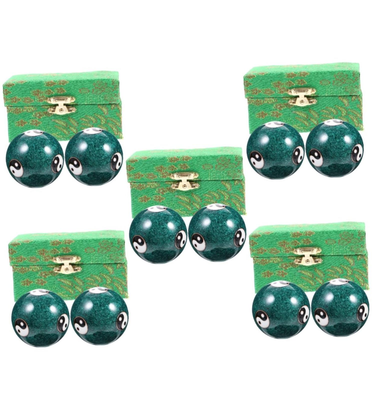 10 PCS Compri Massage Tools - Health Hand Exercise Balls & Stress Relief Metal Massage Balls - Ideal for Sport & Rehabilitation - Buy Online on GoSupps.com