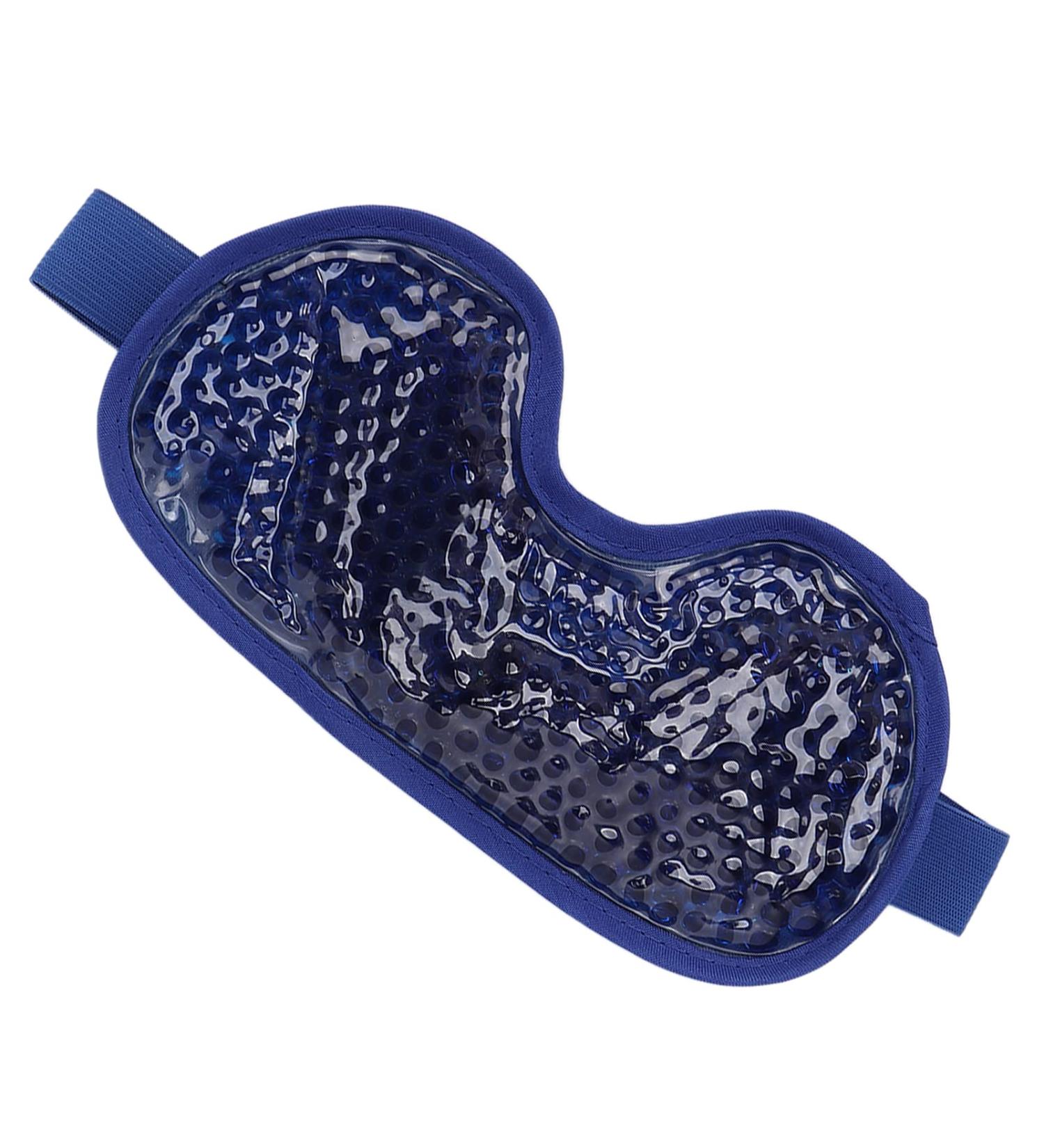 Skin-Friendly Cooling Gel Bead Eye Pack - Relieve Eye Fatigue - Dark Blue - Unisex - Buy Online on GoSupps.com