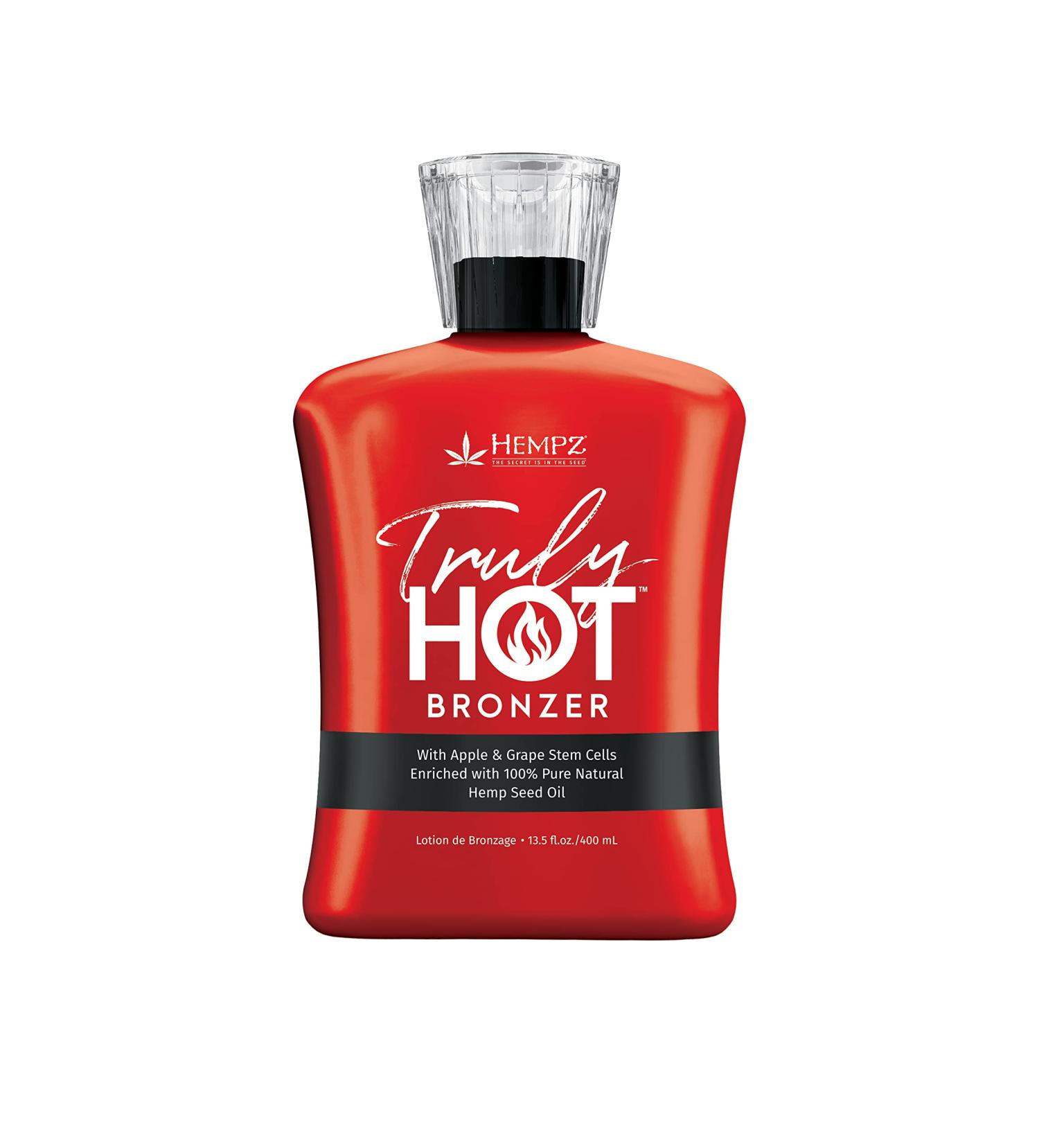 Hempz Truly Hot Fiery Formula & DHA Bronzers 13.5oz - Get that sizzling tan! - Buy Online on GoSupps.com