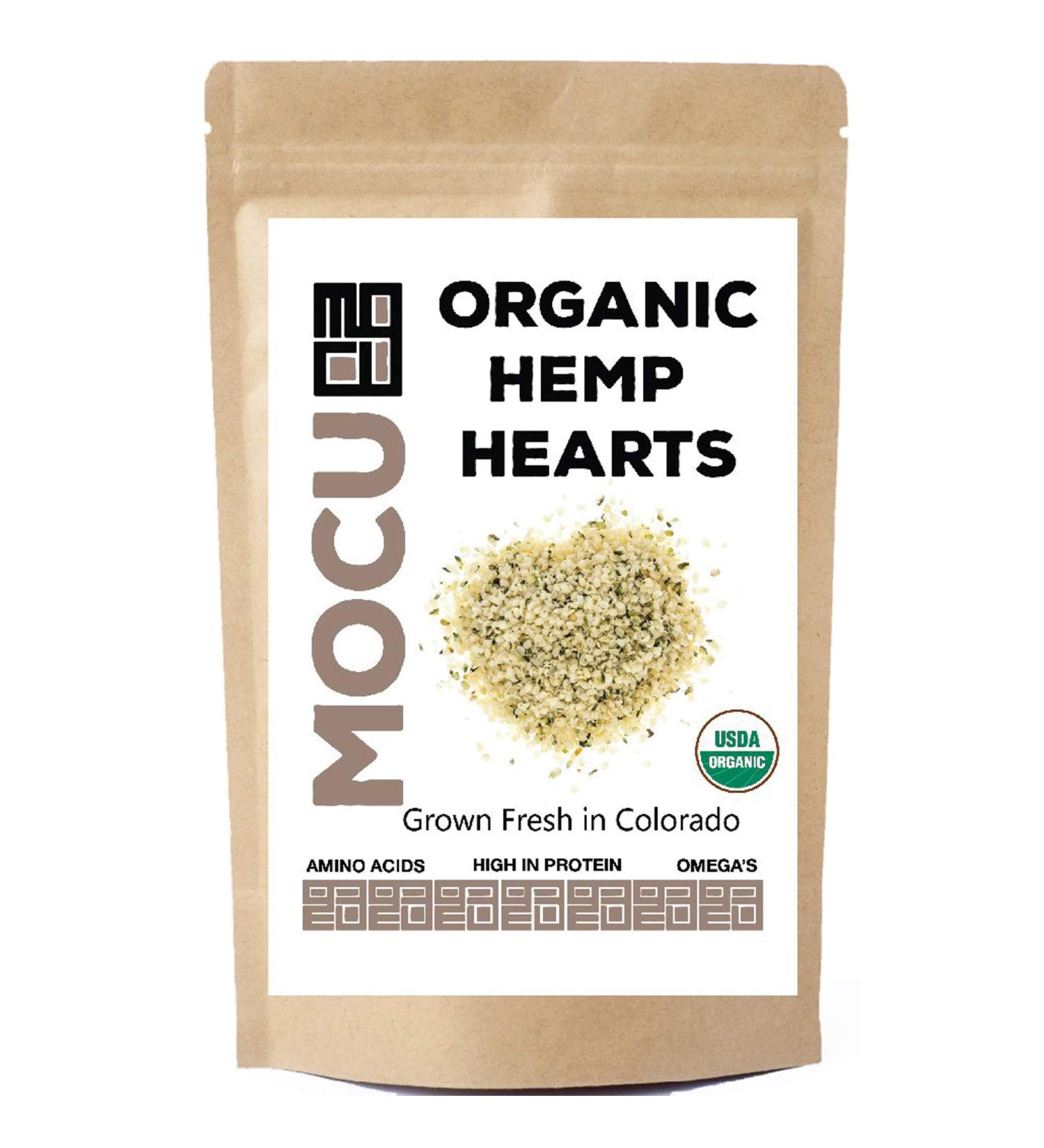 USA Grown Organic Hemp Hearts (Hulled Hemp Seeds) - 3 LB Bag - Raw, Non-GMO, Vegan, Gluten-Free - Cold Stored for Maximum Nutrition - Packaging May Vary - Buy Online on GoSupps.com