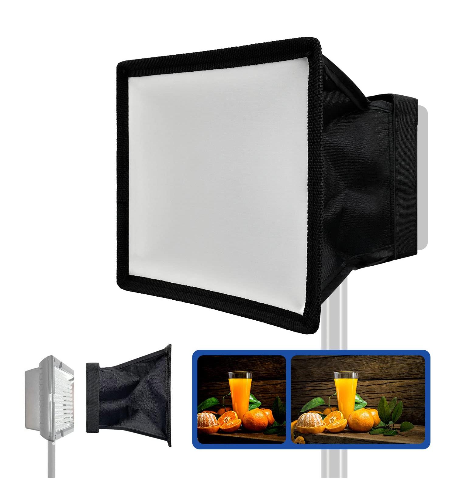 Julius Studio 6x6.7 Collapsible Light Diffuser Mini Softbox for Camera Photo Video LED Light Panel - Buy Online on GoSupps.com