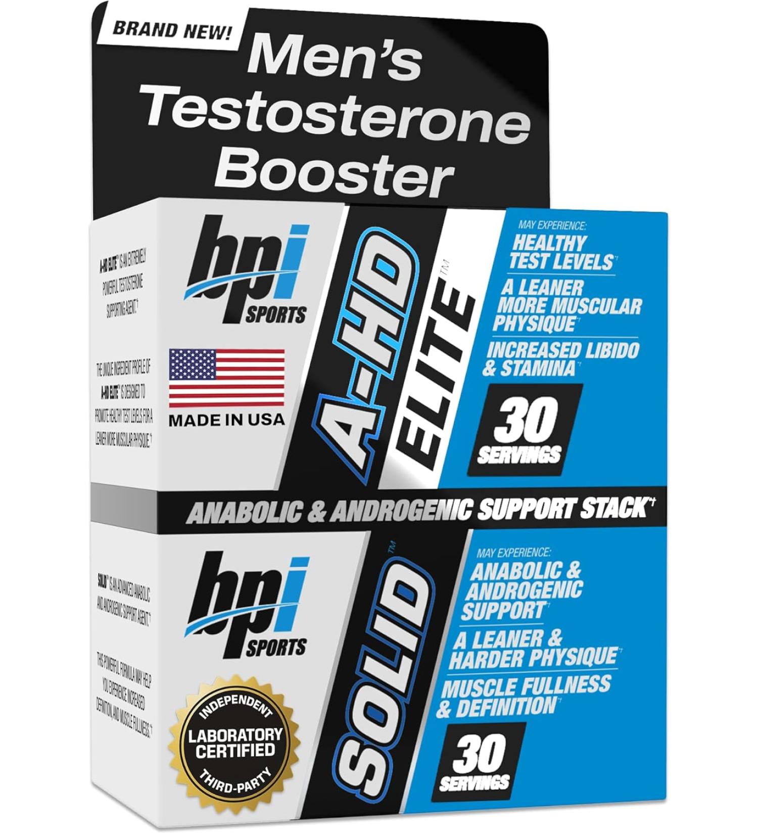 BPI A-HD EliteSolid - 30 Servings | Premium Muscle Growth & Fat Loss - Buy Online on GoSupps.com