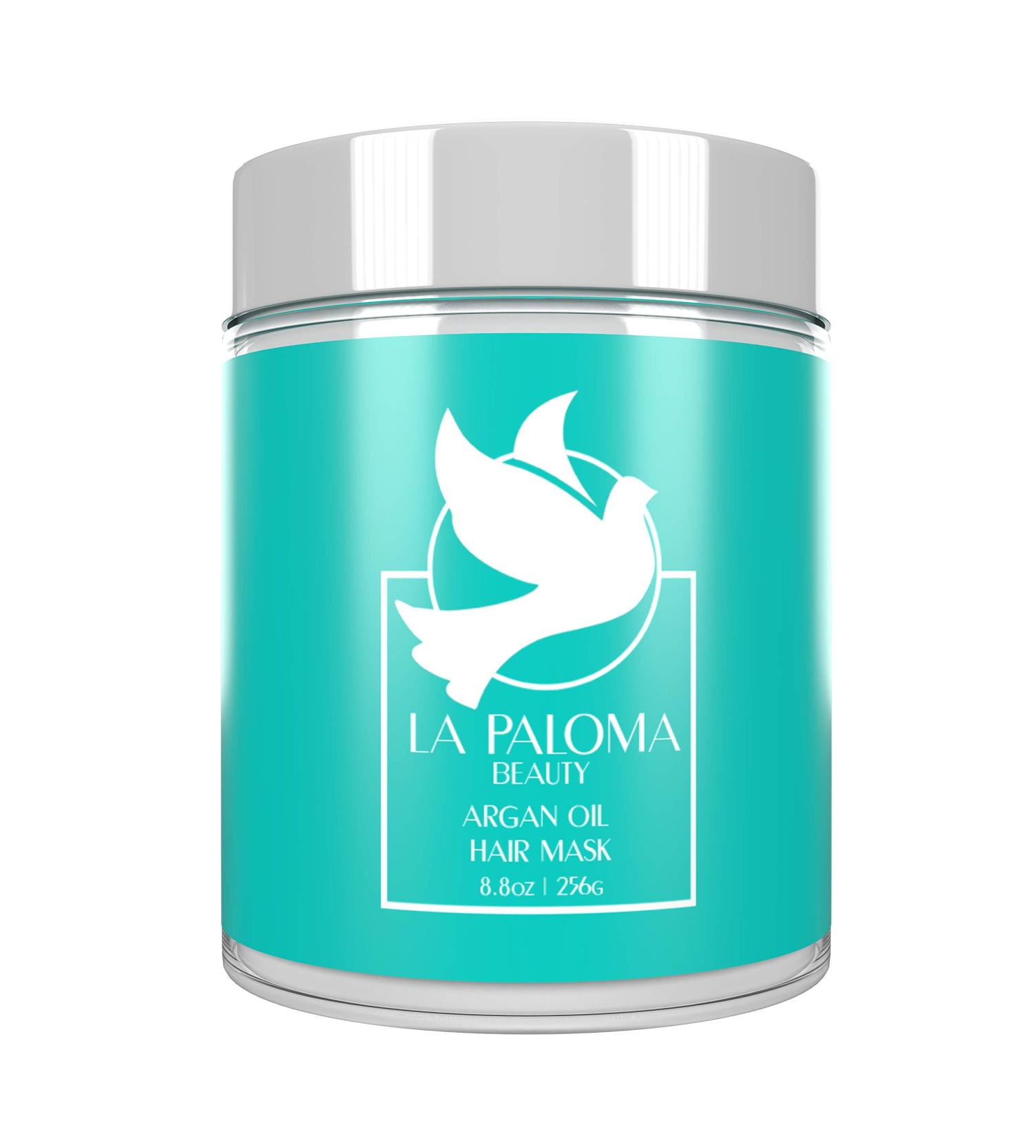 La Paloma Beauty Argan Oil Hair Mask 8.8oz - Hair Treatment for Dry, Damaged Hair - Buy Online on GoSupps.com