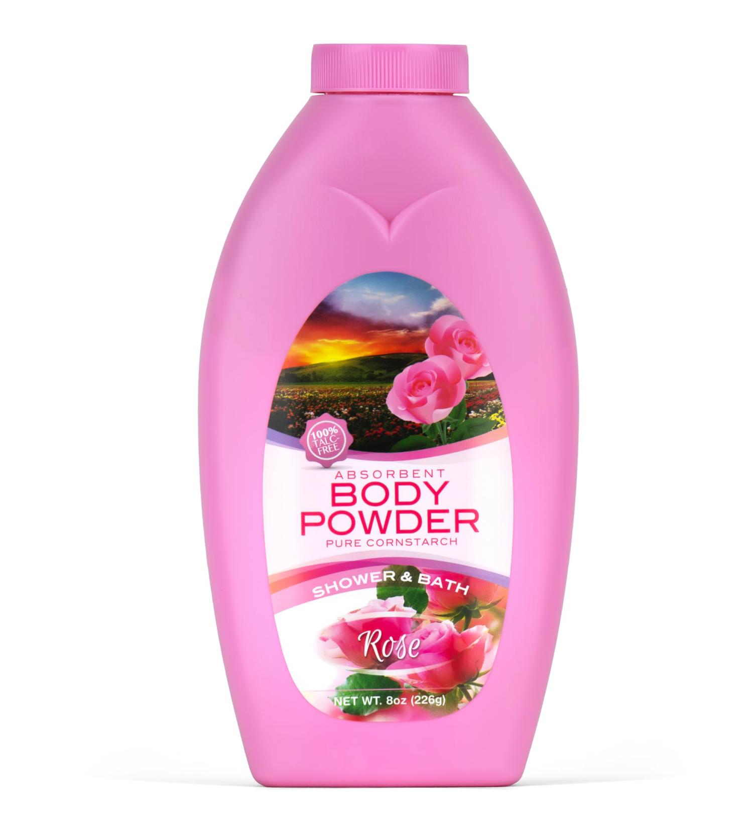 R-NEU Body Bath Powder for Women 100% Talc-Free Elegant Rose Petals Dusting Powder Extra Large Refill 8oz - Buy Online on GoSupps.com