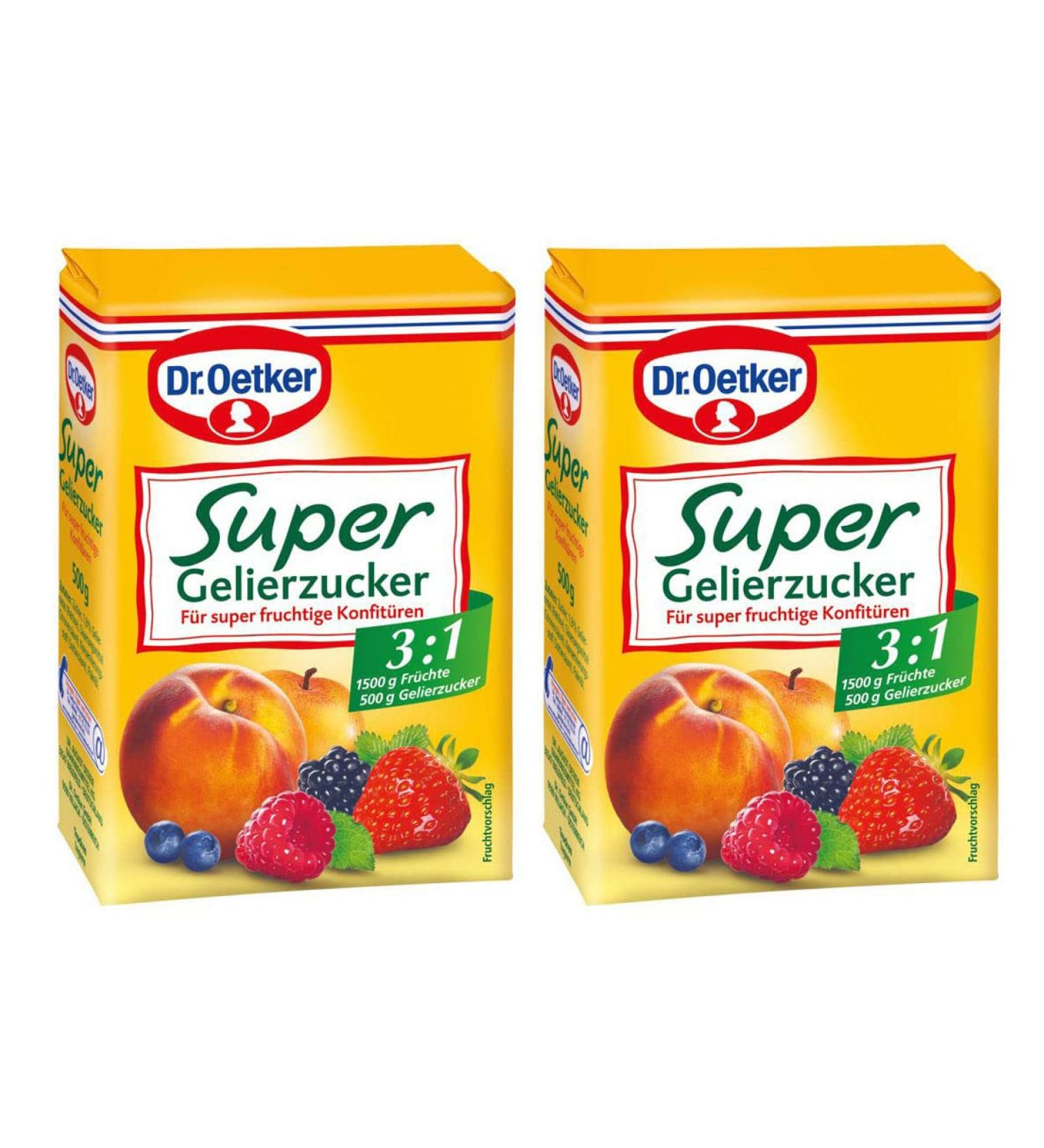 Dr. Oetker Super Preserving Sugar 3 x 500g - Perfect for Jam & Jelly Making - Buy Online on GoSupps.com