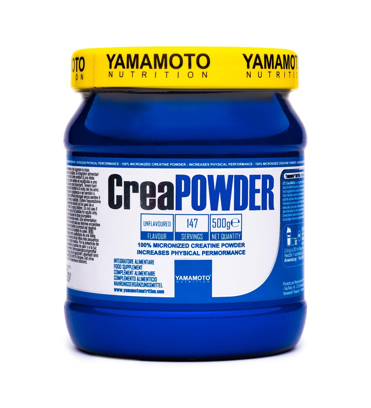 YAMAMOTO NUTRITION CreaPOWDER 500 grams Creatine Monohydrate Increase Physical Performance - Buy Online on GoSupps.com
