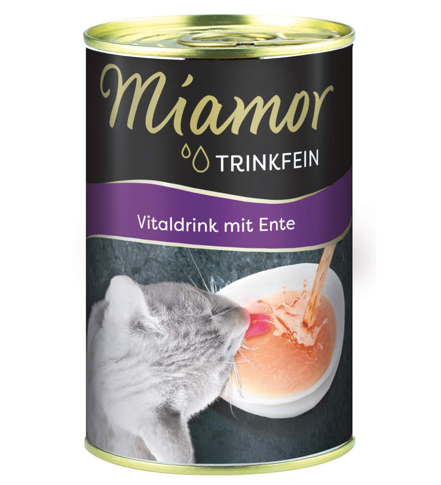 Miamor Trinkfein Vital Drink with Duck - 24x135ml | Premium Pet Hydration for Cats  - Buy Online on GoSupps.com