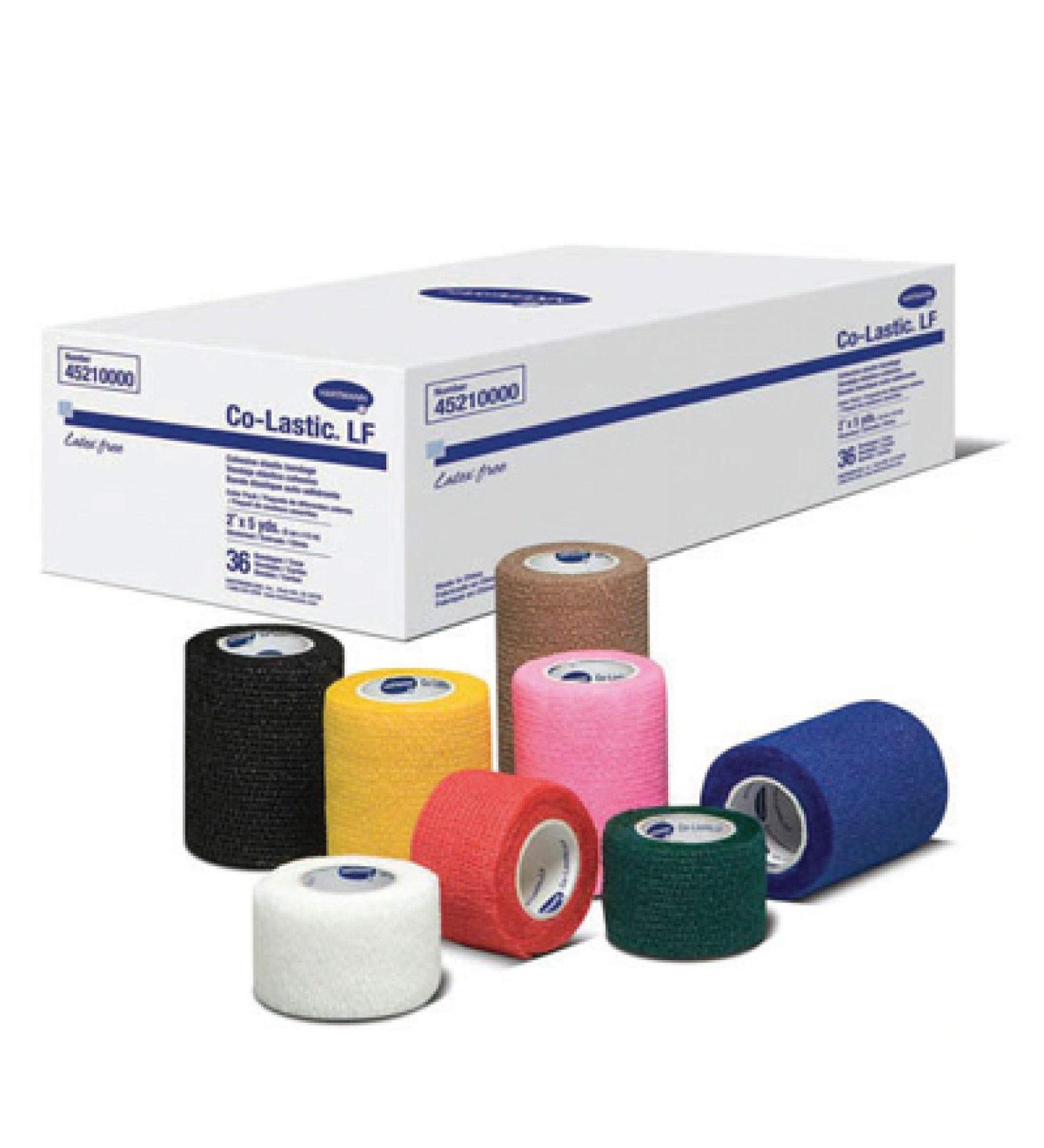 Hartmann CoLastic LF Latex-Free Self-Adherent Wraps Tan 1 1/2" x 5 yd (48 Rolls)