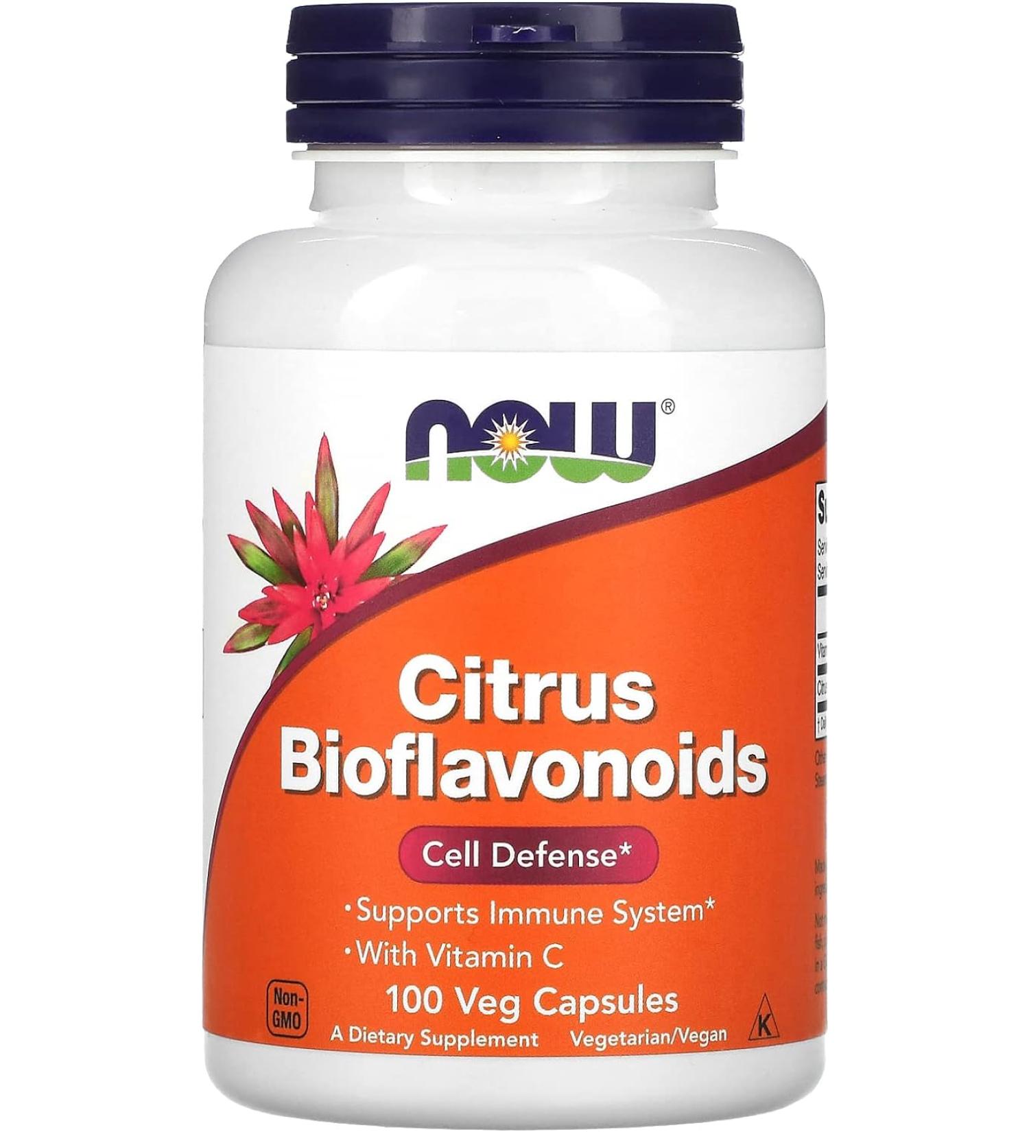Now Foods Citrus Bioflavonoid Complex 1400mg - 100 Count - Pack of 1 - Buy Online on GoSupps.com