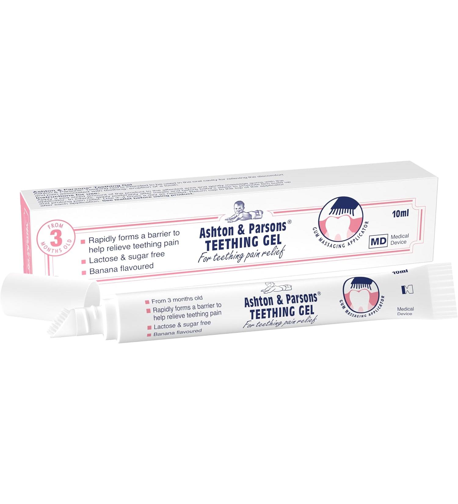 Ashton & Parsons Teething Gel - 10ml - For 3 Months+ Infants - Relieves Common Teething Symptoms - Buy Online on GoSupps.com