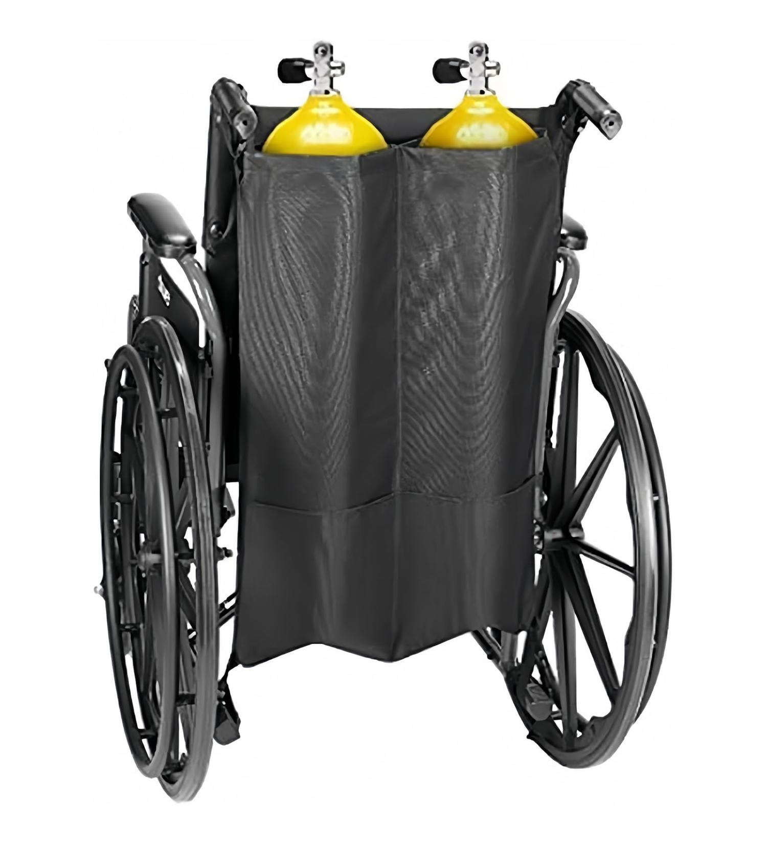 Dual Oxygen Tank Storage Bag for Wheelchair Portable Oxygen Tank Backpack Oxygen Cylinder Walker Carrier Bag for Medical Home and Hospital - Buy Online on GoSupps.com