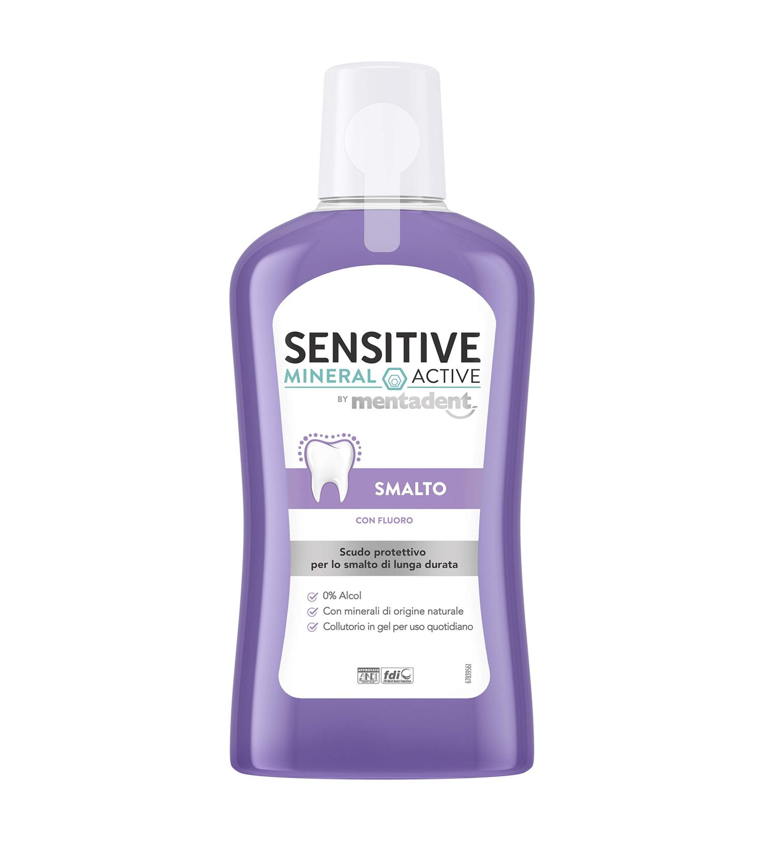 Mentadent Mollutorio Gel Sensitive - Mineral Active Protection Nail Polish 300ml | International Shipping Available - Buy Online on GoSupps.com