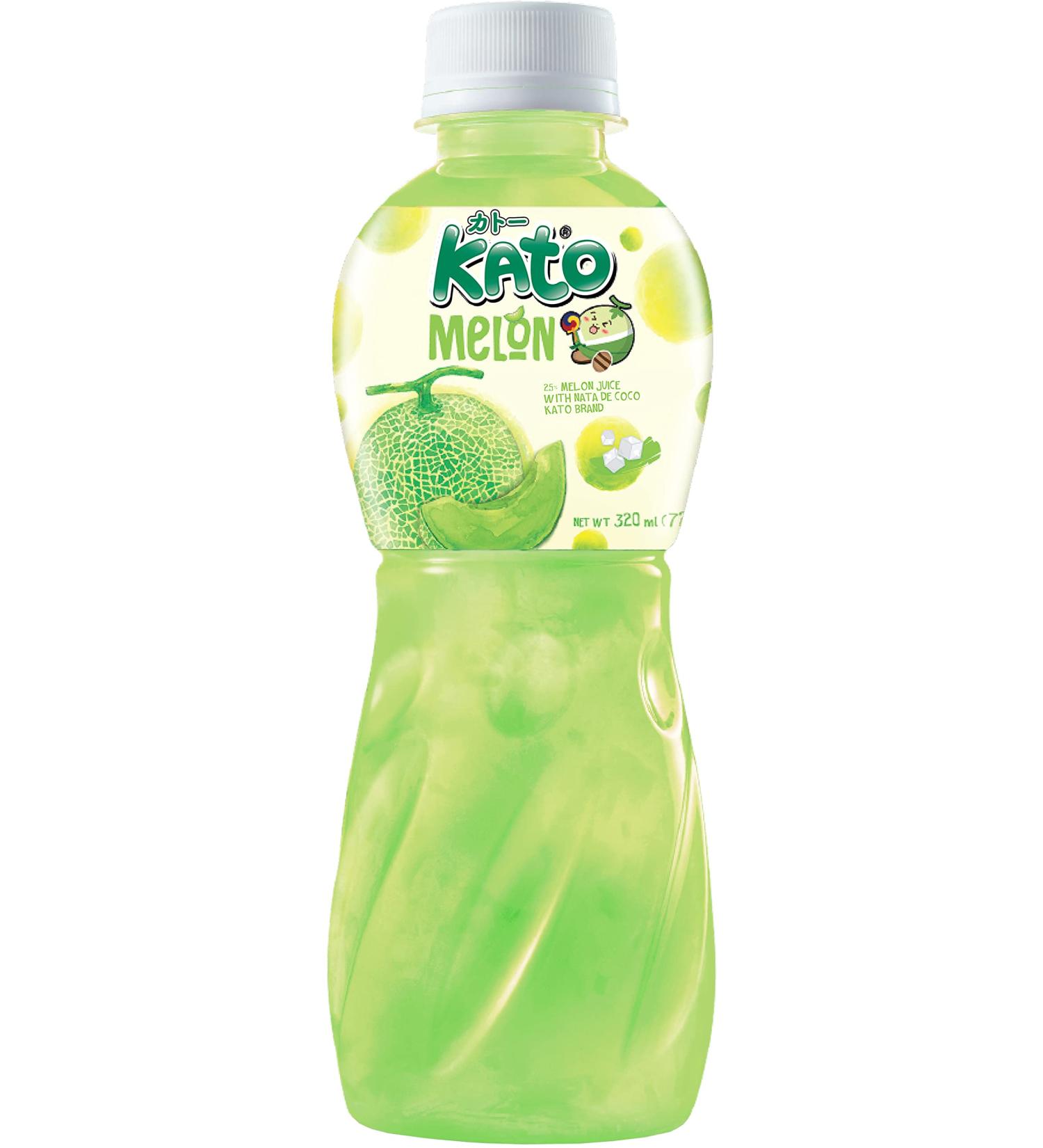 Taveephol Product Co LTD KATO Meloensap met Nata De Coco 1 x 320 ml - Buy Online on GoSupps.com