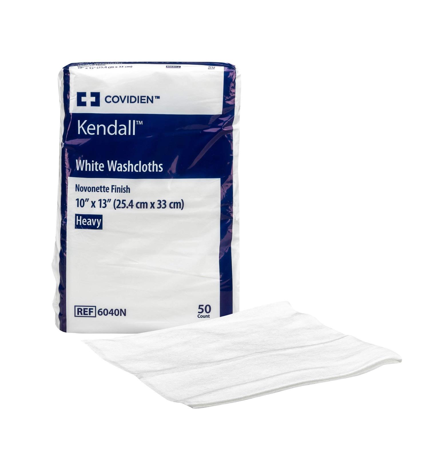 Kendall White Washcloth 10 x 13 (Pack of 50) - Bulk Cotton Towels - Buy Online on GoSupps.com