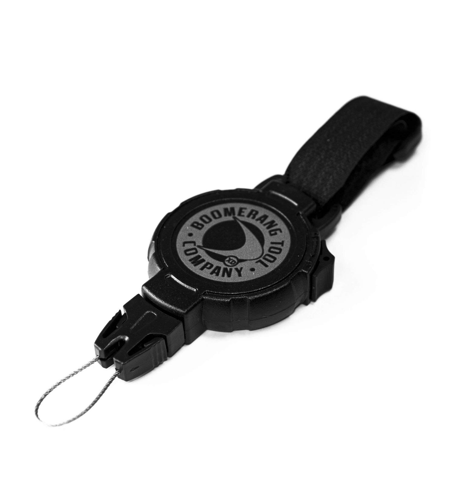 Boomerang Scuba Diving Retractable Gear Tethers with a Kevlar Cord and Universal End Fitting - Great for Scuba Diving Gauges, Flashlights, Cameras and More - Made in The USA Xtreme Duty Strap (36" / 14oz.)