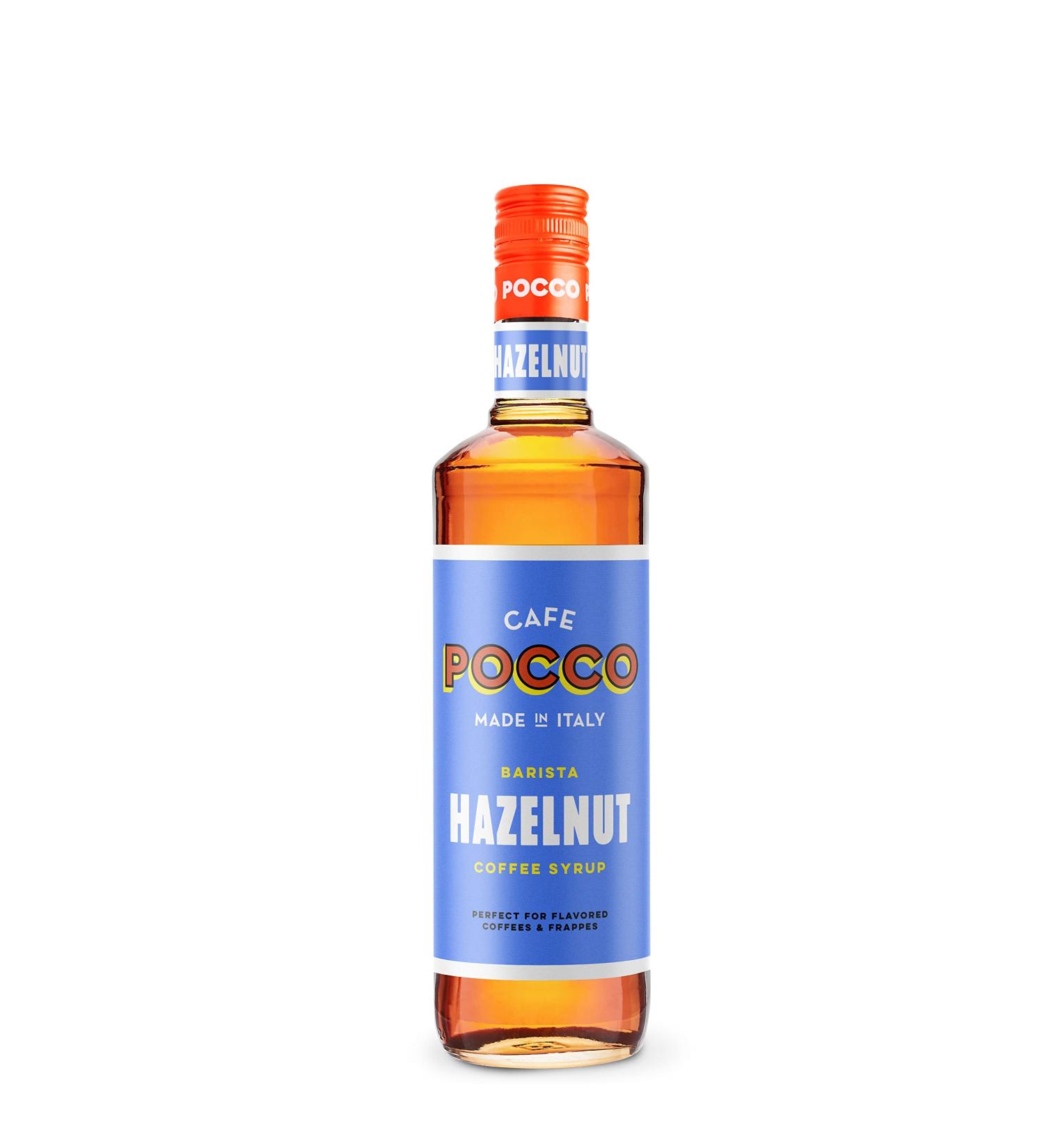 Cafe Pocco Premium Hazelnut Syrup - 750ml Glass Bottle (Pack of 1) - Buy Online on GoSupps.com