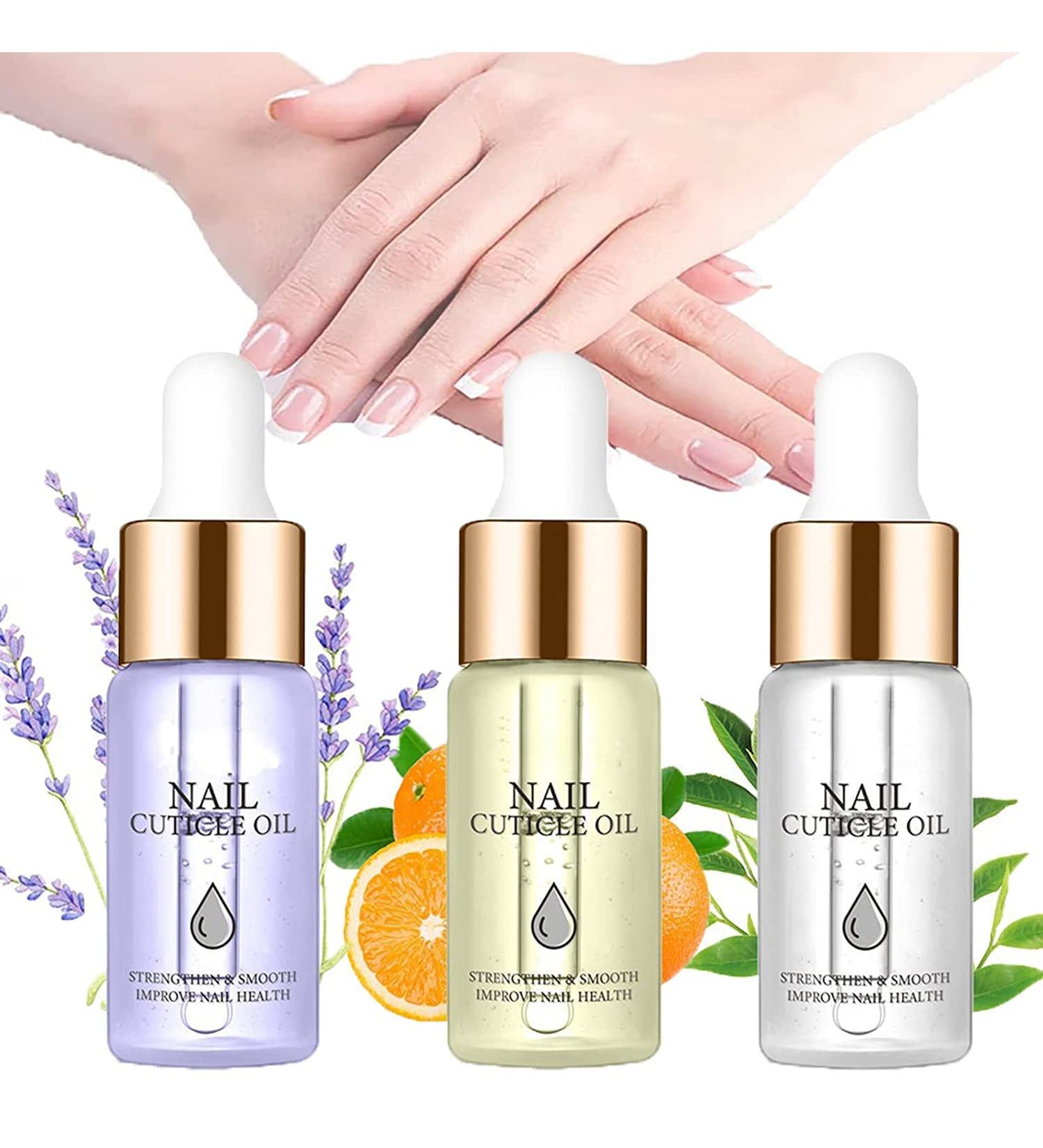 Oveallgo Huile riche en vitamines pour cuticules et cuticules des ongles s rum fortifiant pour la croissance des ongles renforce l'huile des ongles favorise la croissance rapide des ongles (mixte) - Buy Online on GoSupps.com